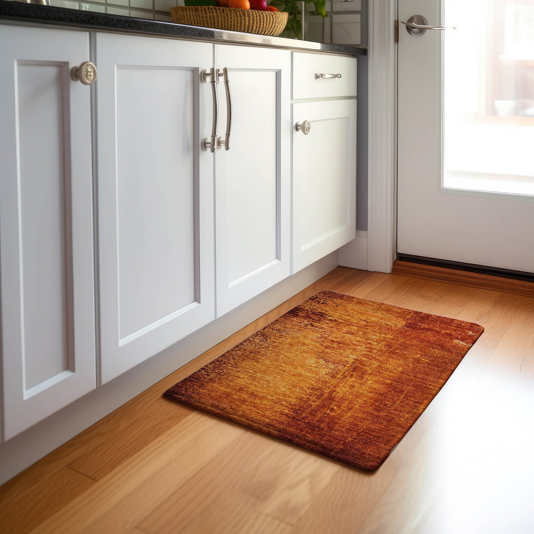 Jaipur Machine Washable Transitional Paprika Orange Rug 1'8" x 2'6" #shape_Rectangle