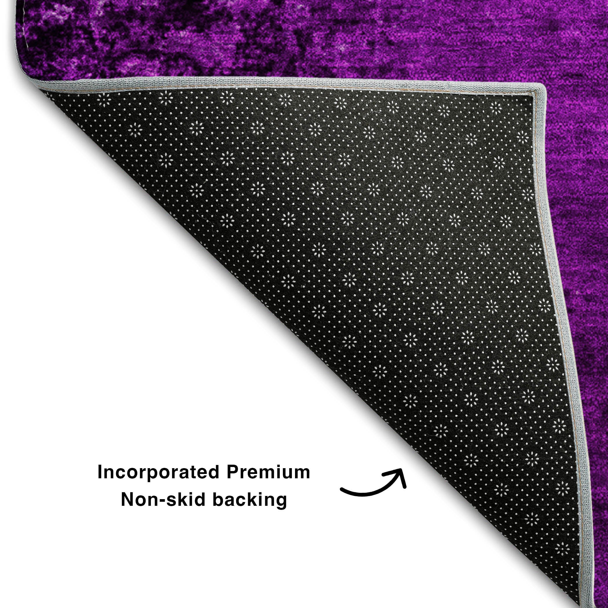 Jaipur Machine Washable Transitional Purple Rug 1'8" x 2'6" #shape_Rectangle