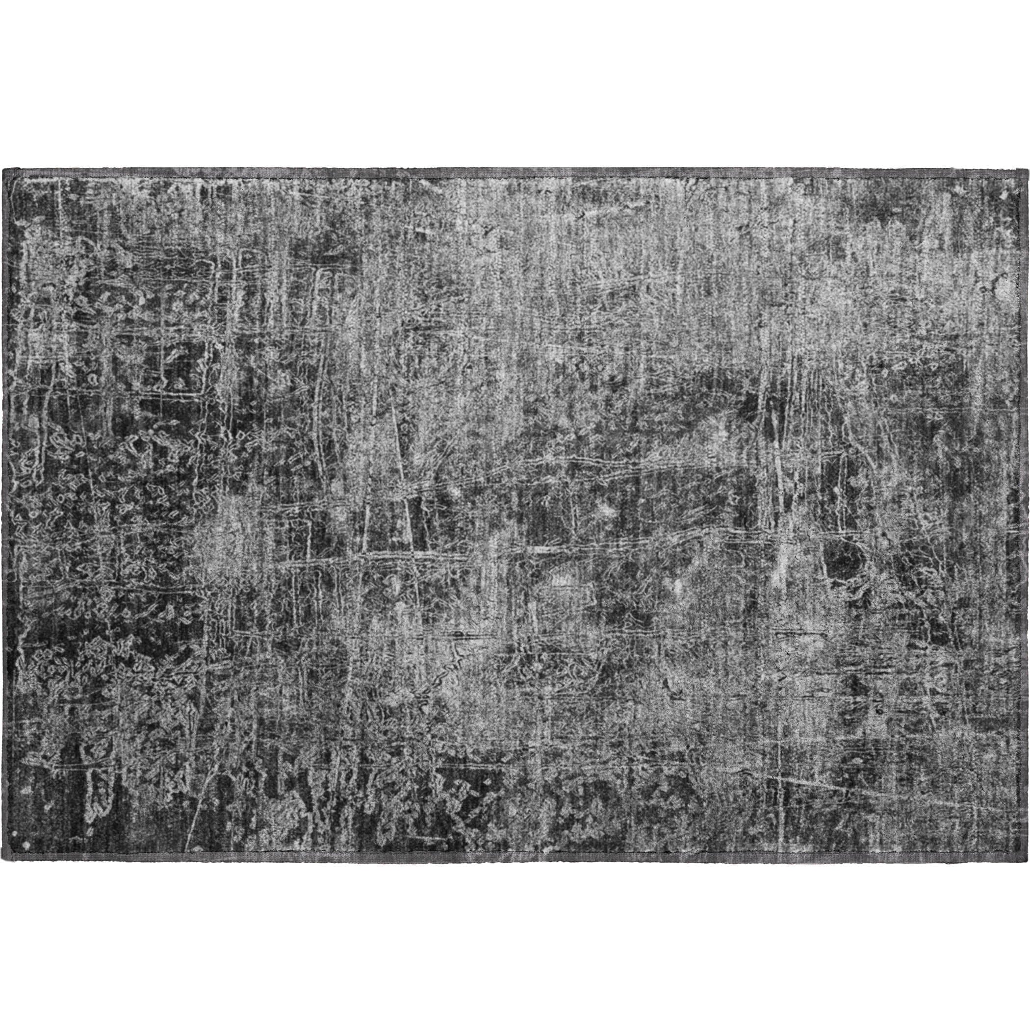 Bergen Machine Washable Transitional Gray Rug 1'8" x 2'6" #shape_Rectangle