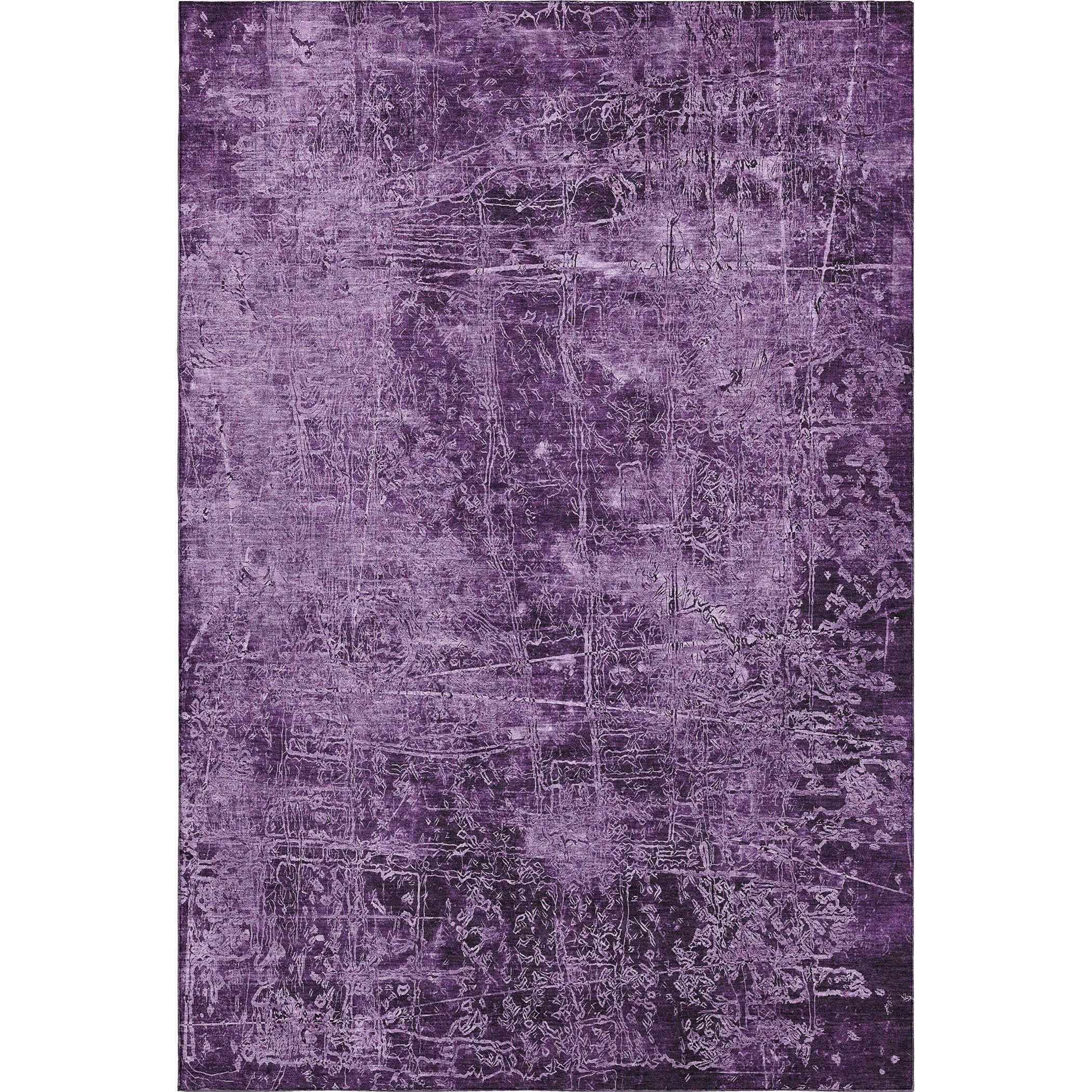 Bergen Machine Washable Transitional Purple Rug 2'6" x 3'10" #shape_Rectangle