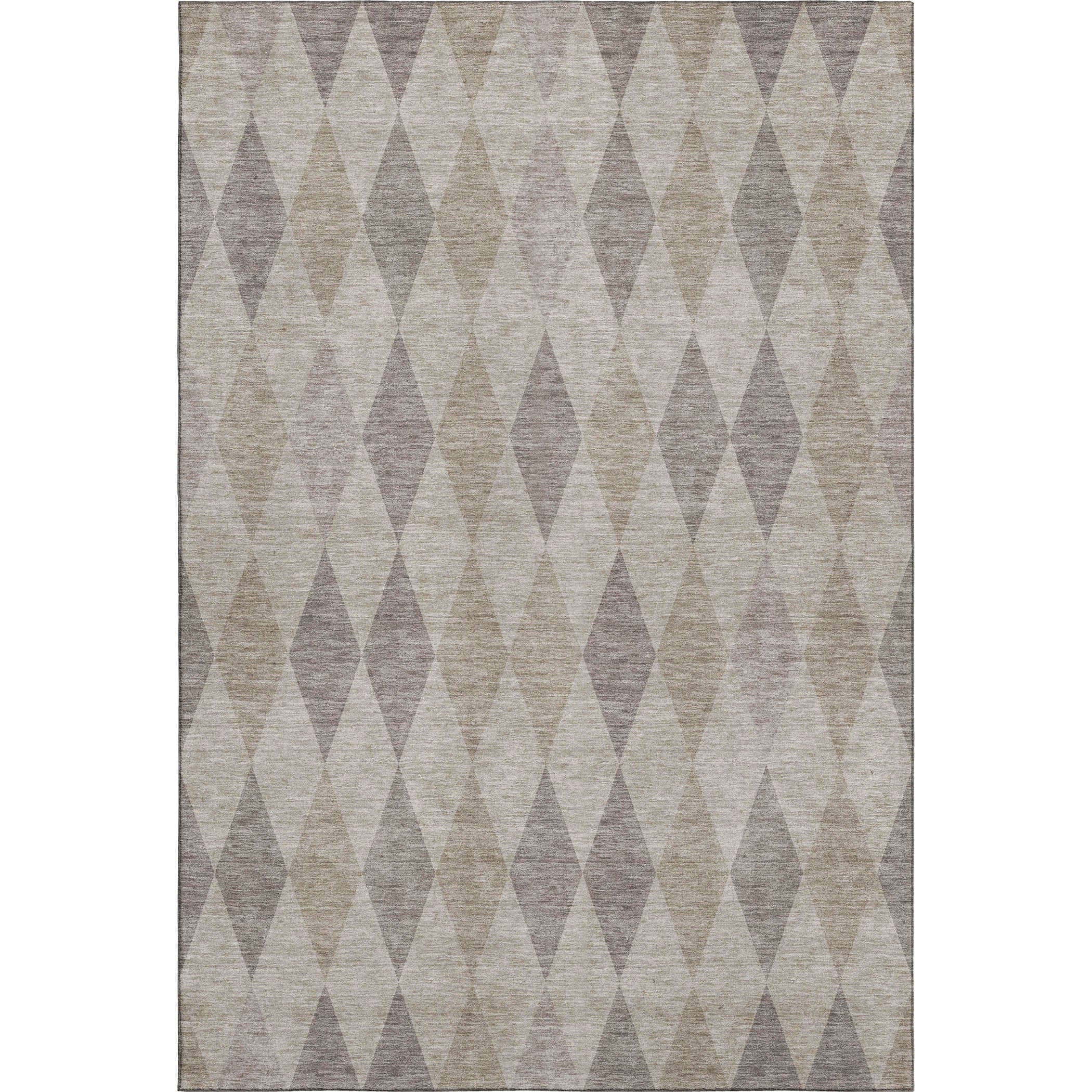 Kathmandu Machine Washable Transitional Beige Brown Rug 2'6" x 3'10" #shape_Rectangle