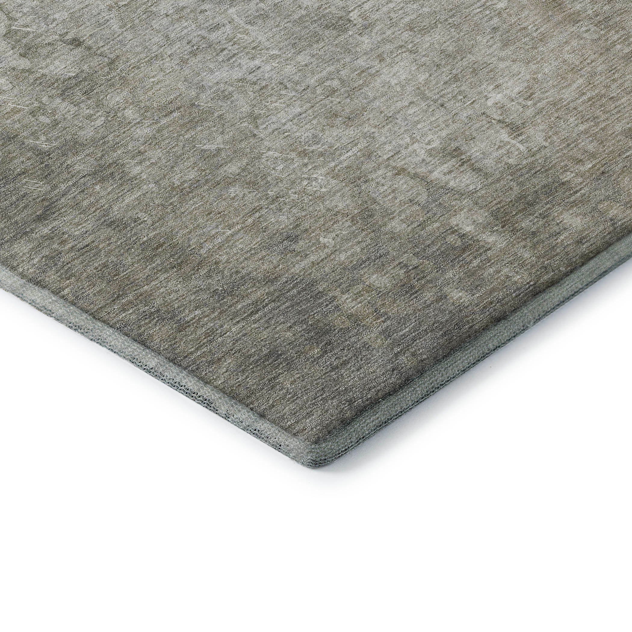Kotor Machine Washable Transitional Beige Brown Rug 1'8" x 2'6" #shape_Rectangle