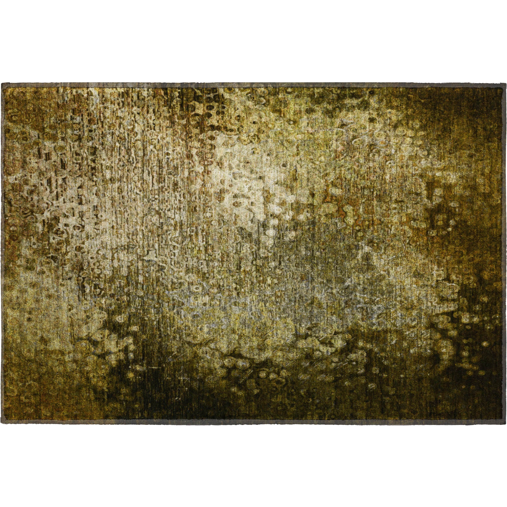 Kotor Machine Washable Transitional Brown Rug 1'8" x 2'6" #shape_Rectangle