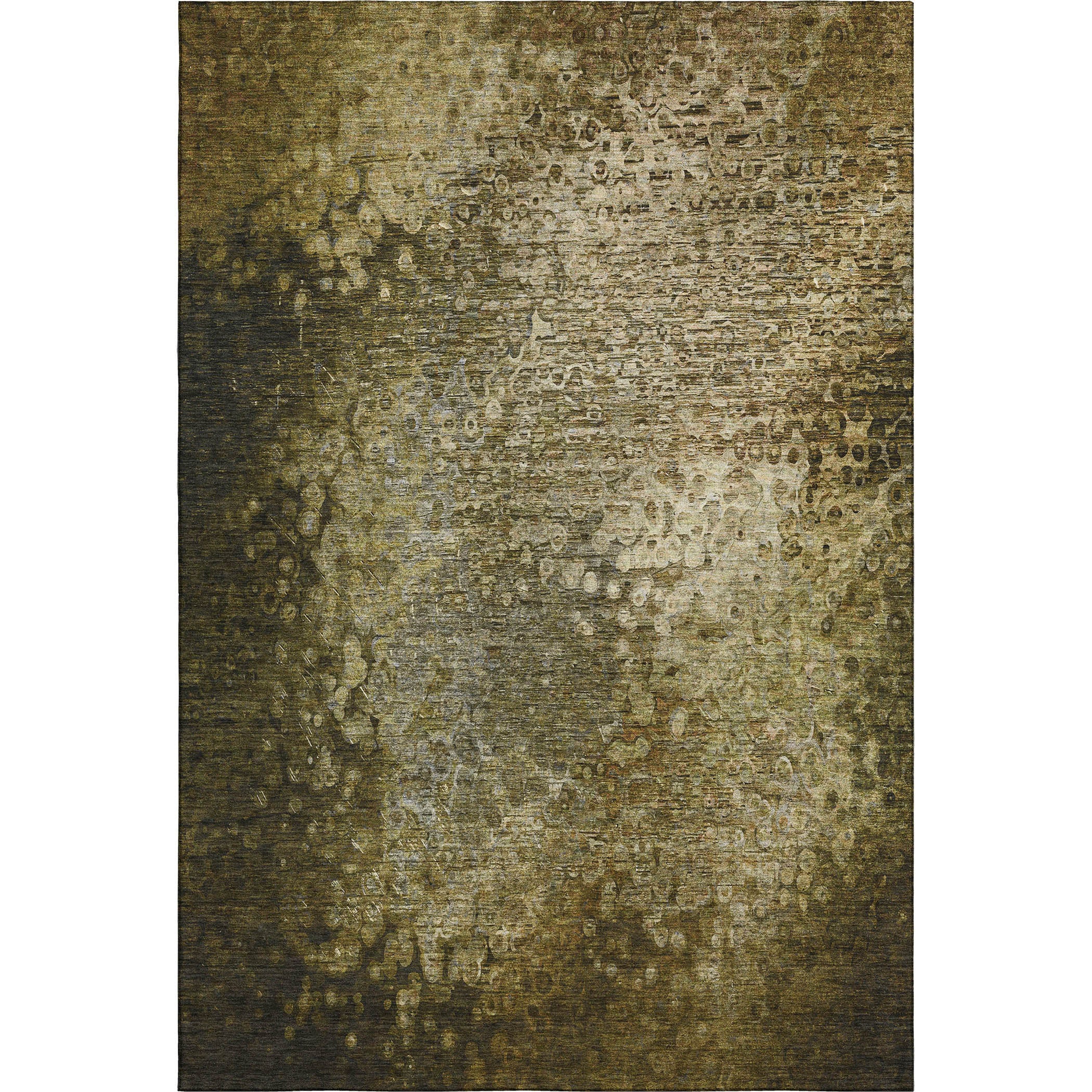 Kotor Machine Washable Transitional Brown Rug 2'6" x 3'10" #shape_Rectangle