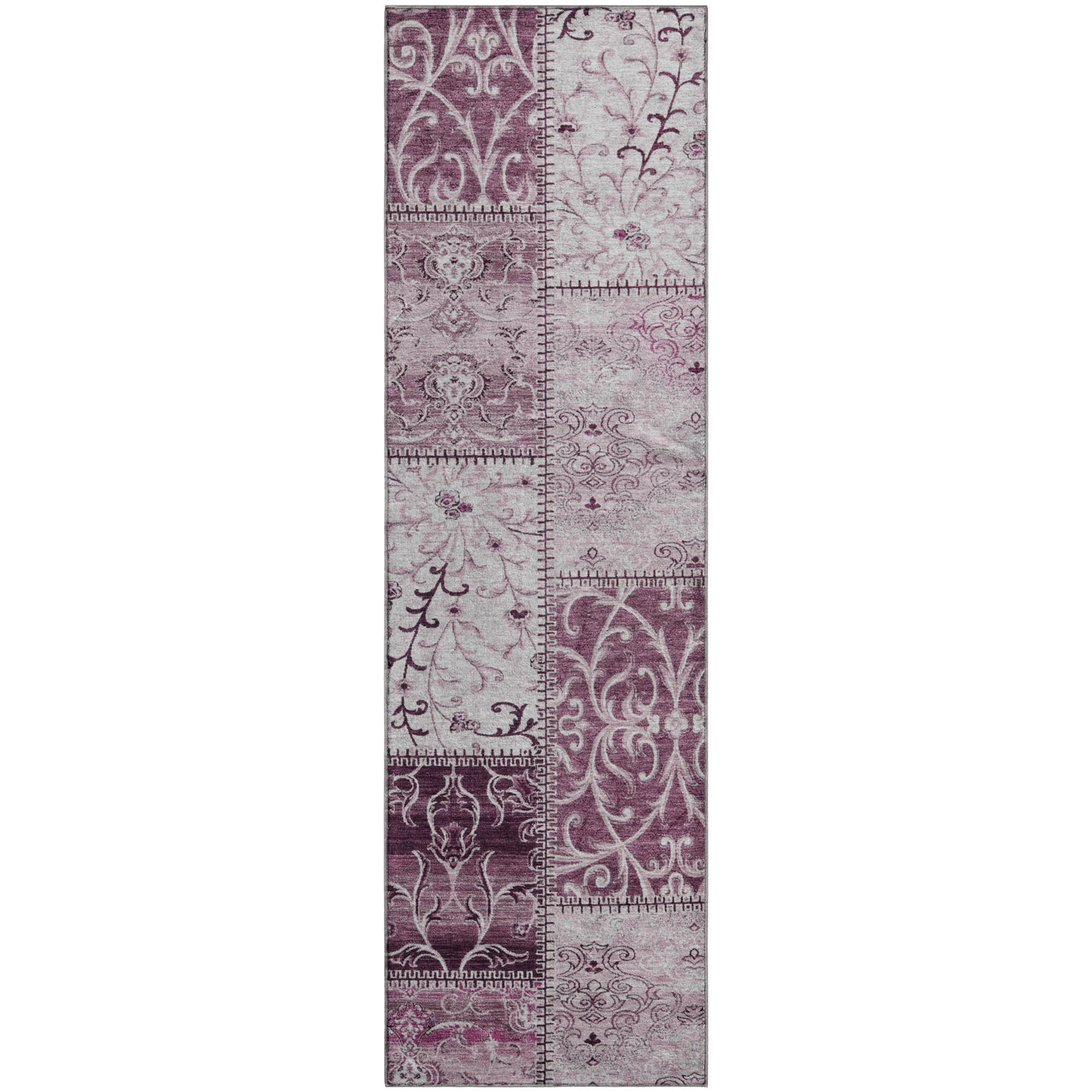 Jaipur Machine Washable Transitional Burgundy Red Rug 2'3" x 7'6" #shape_Runner
