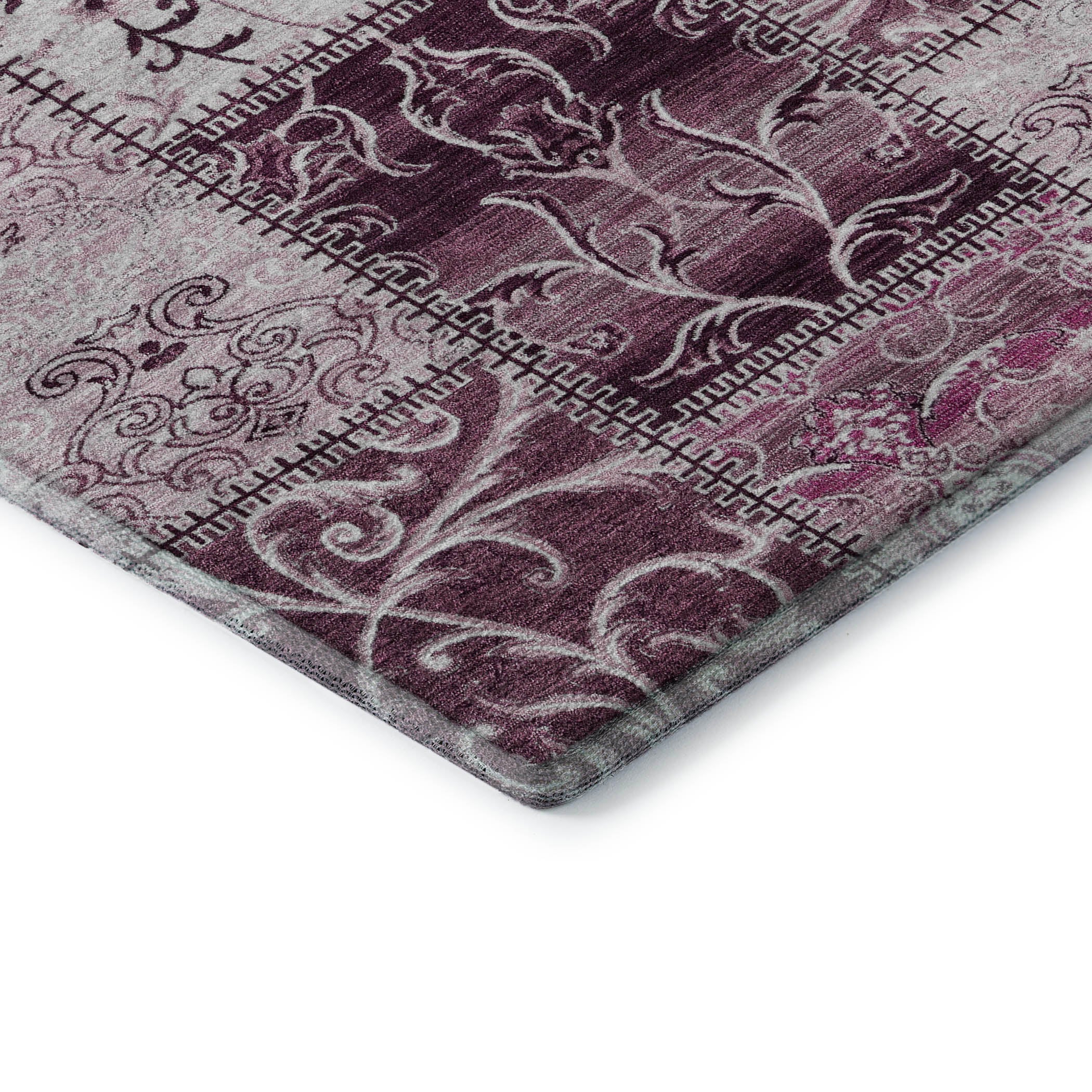 Jaipur Machine Washable Transitional Burgundy Red Rug 1'8" x 2'6" #shape_Rectangle