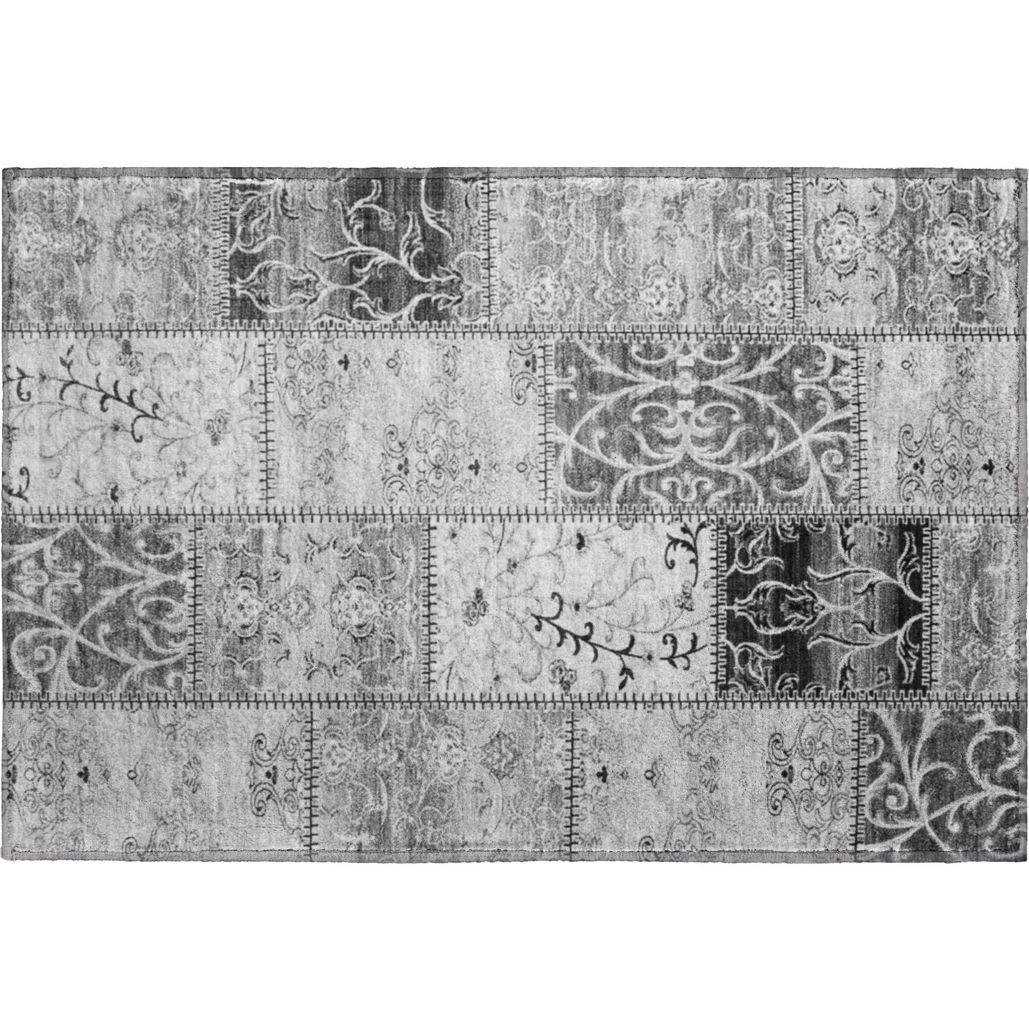 Jaipur Machine Washable Transitional Gray Rug 1'8" x 2'6" #shape_Rectangle