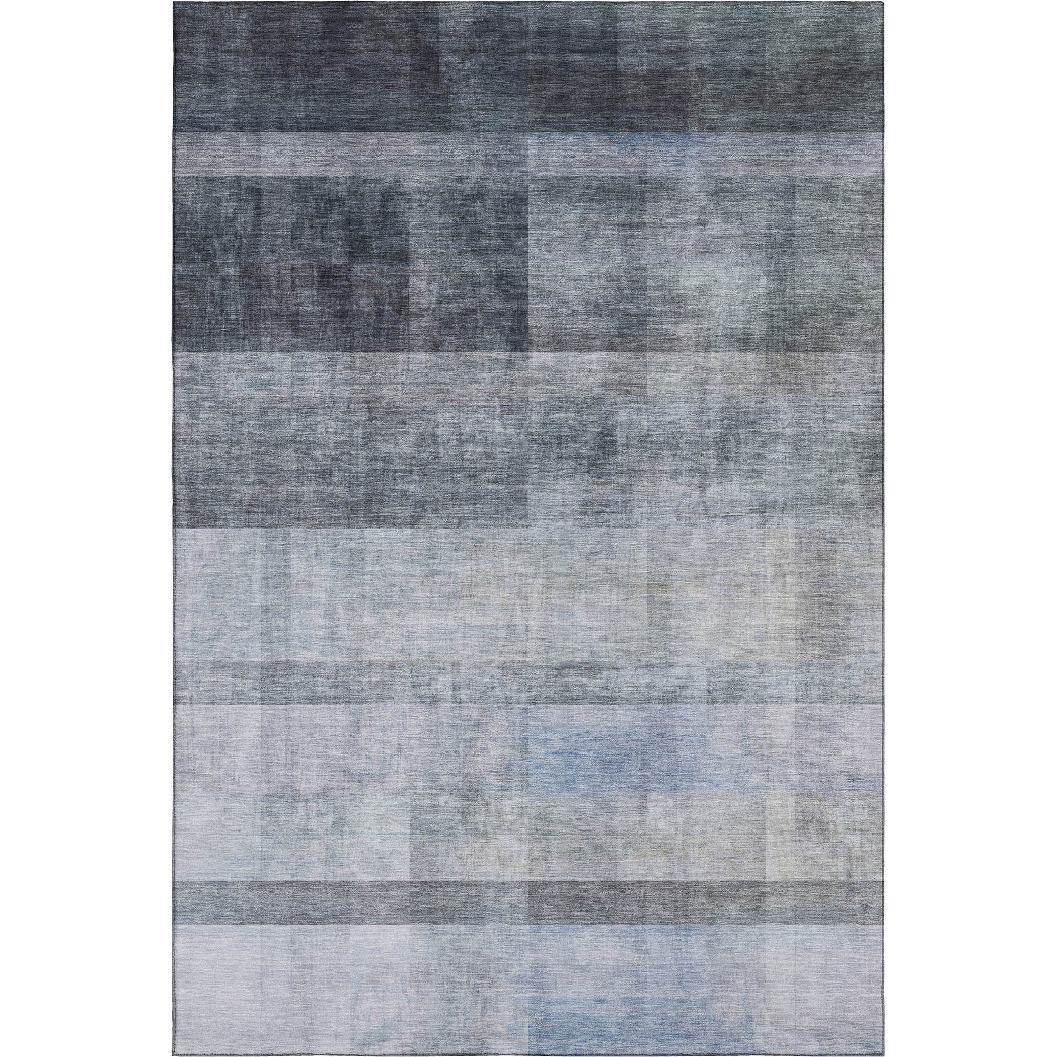 Lucerne Machine Washable Transitional Navy Blue Rug 2'6" x 3'10" #shape_Rectangle