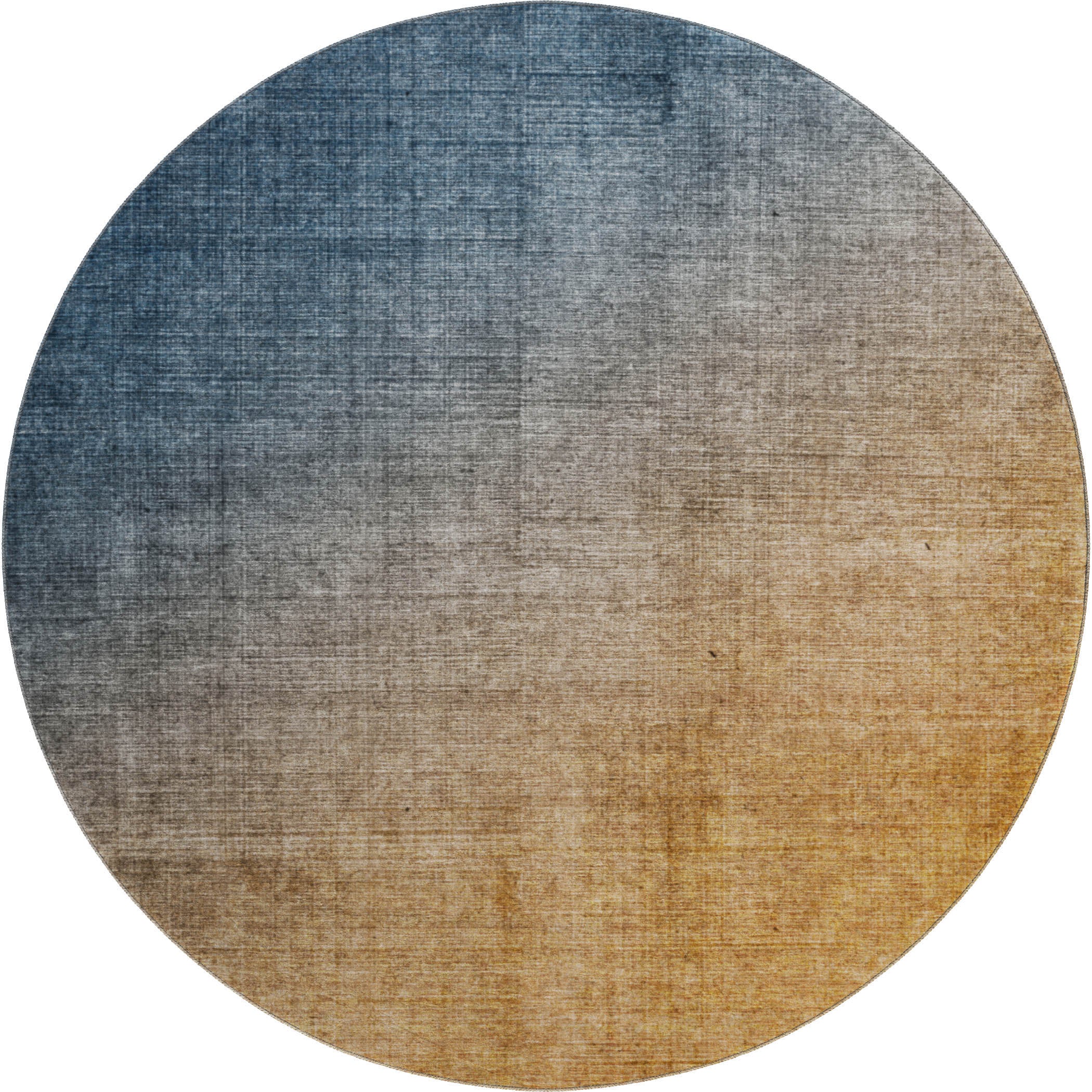 Jaipur Machine Washable Transitional Navy Blue Rug 8' x 8' #shape_Round