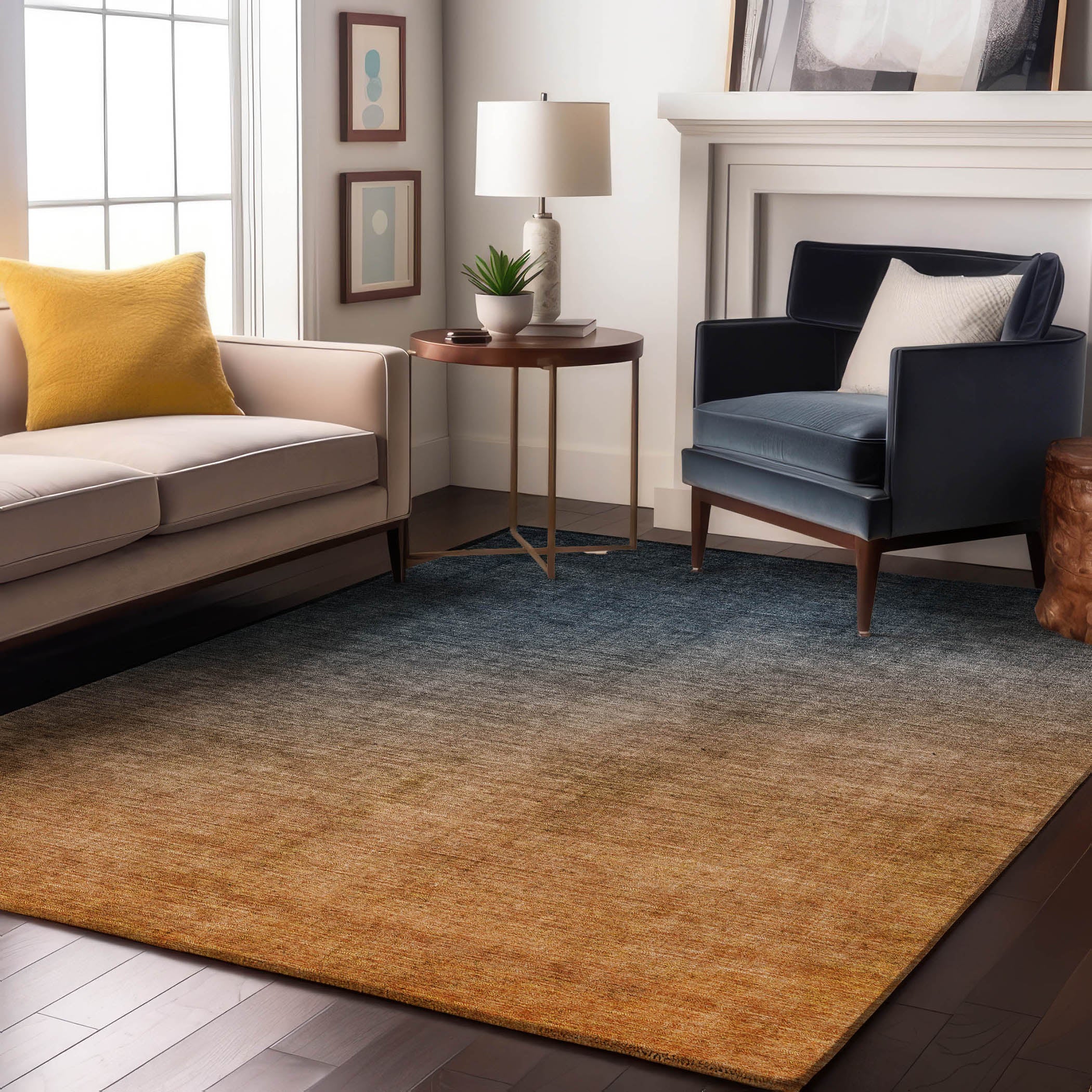 Jaipur Machine Washable Transitional Navy Blue Rug 2'6" x 3'10" #shape_Rectangle