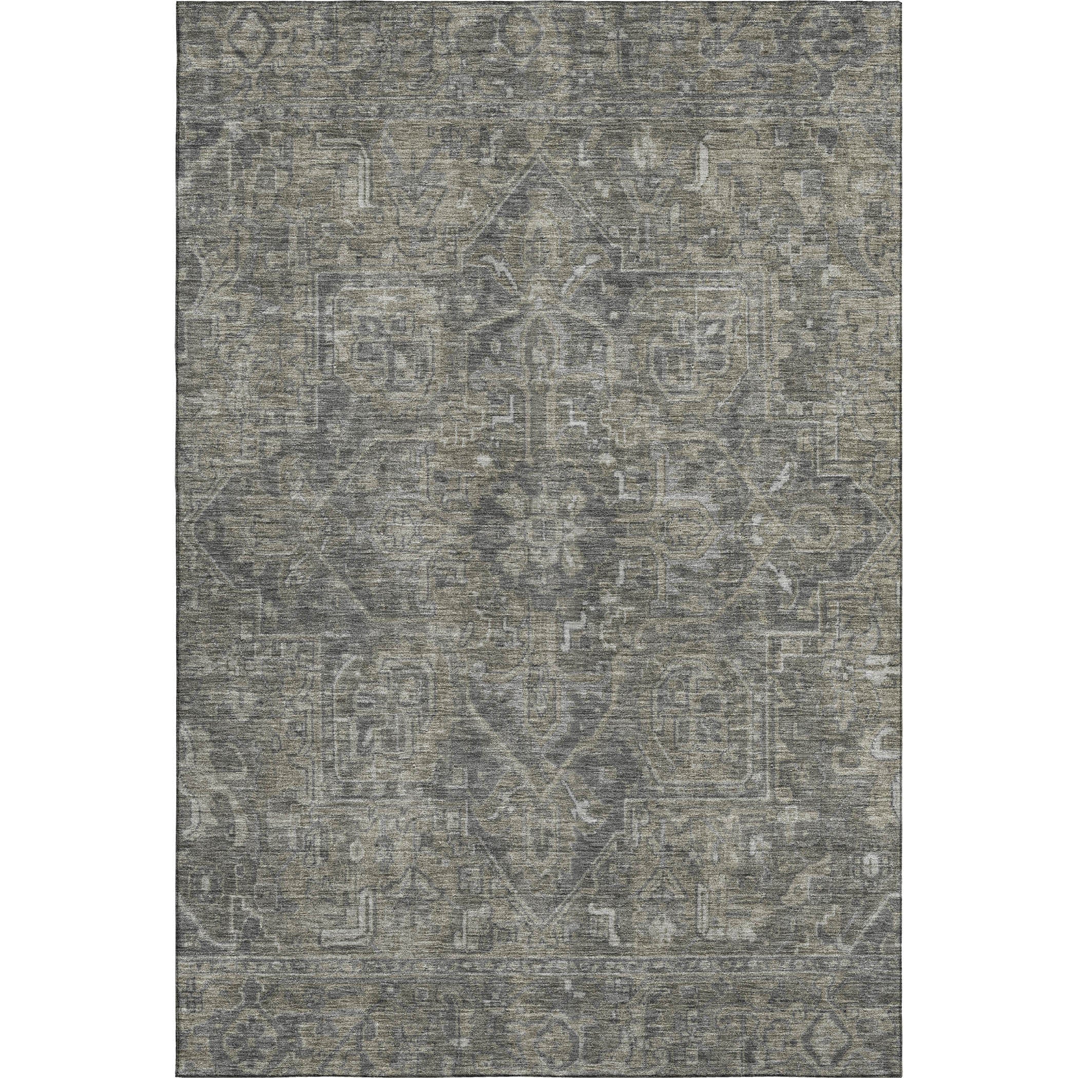 Reykjavik Machine Washable Traditional Mocha Brown Rug 2'6" x 3'10" #shape_Rectangle