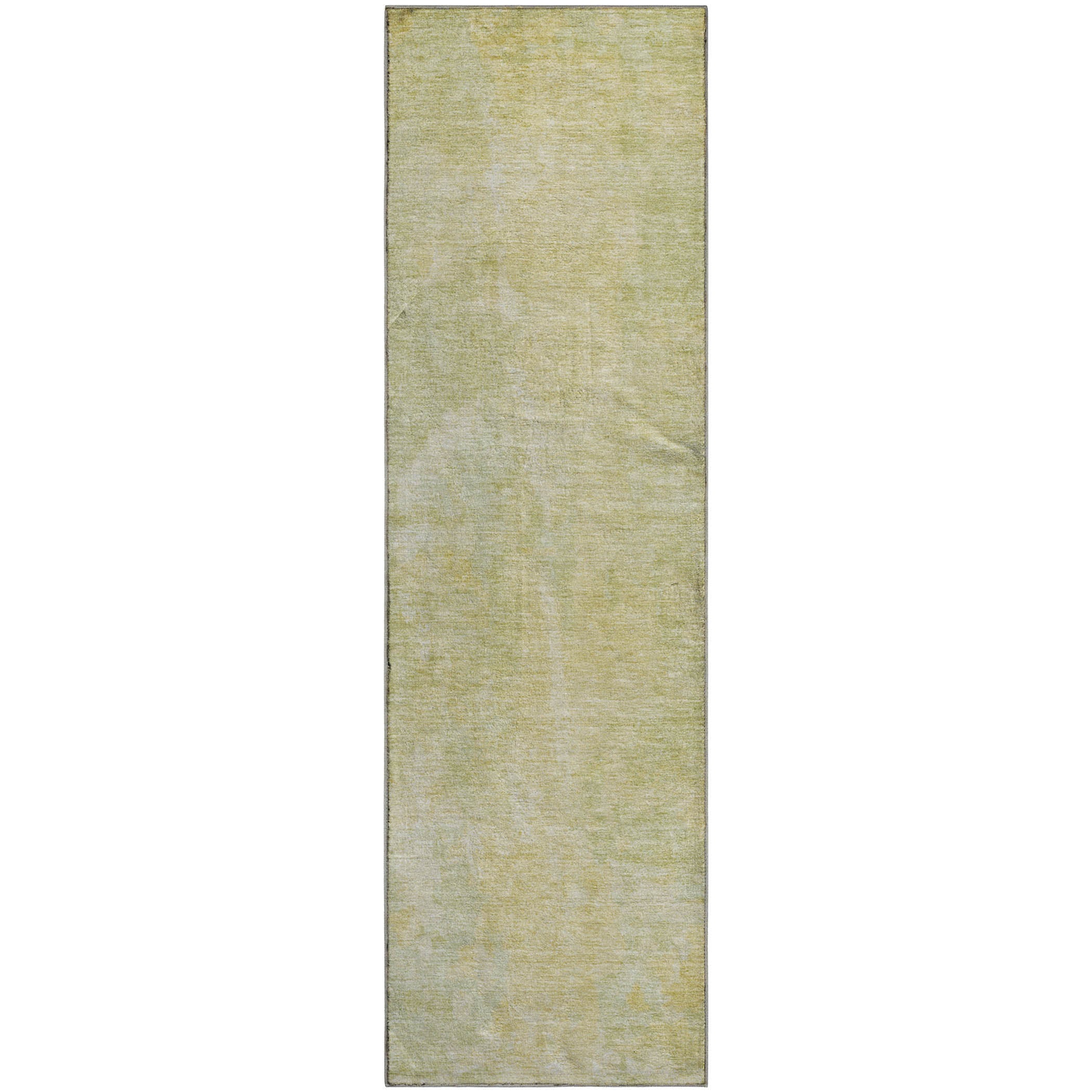Hoi An Machine Washable Transitional Gold Rug 2'3" x 7'6" #shape_Runner