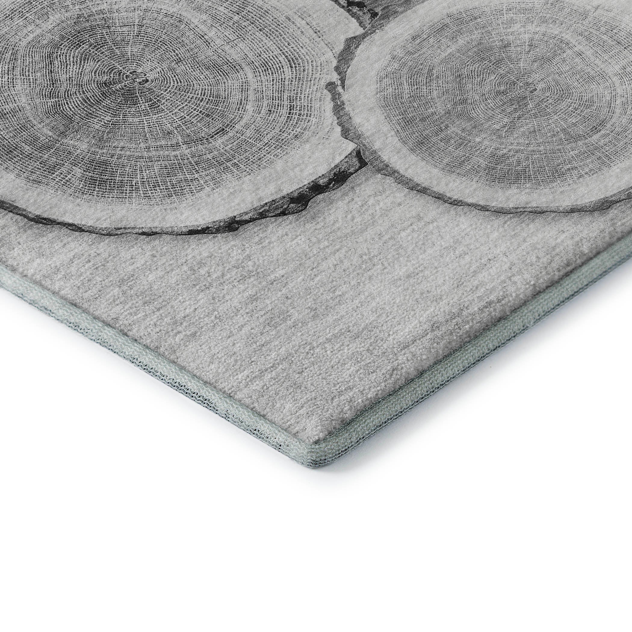 Dublin Machine Washable Transitional Gray Rug 1'8" x 2'6" #shape_Rectangle
