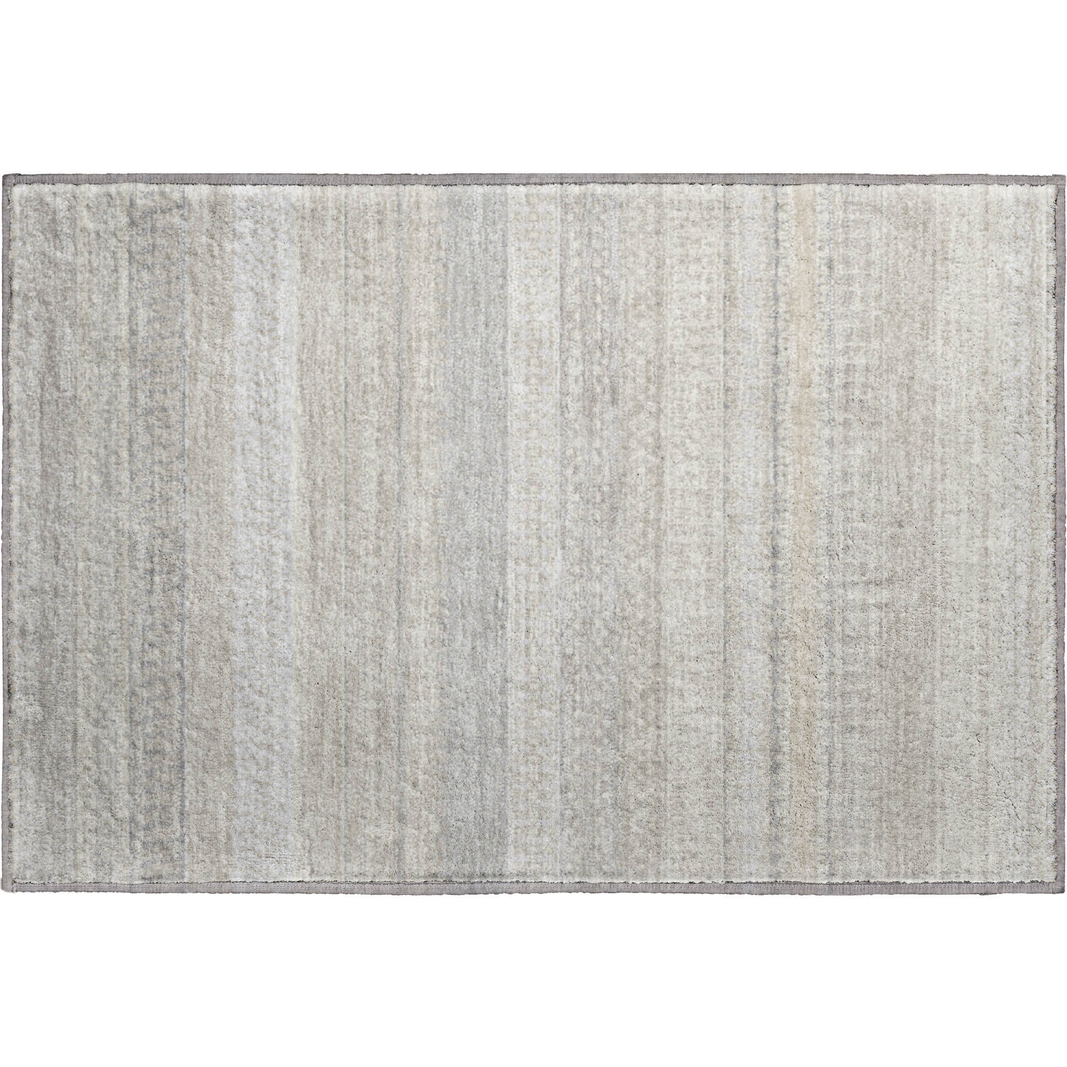 Budapest Machine Washable Transitional Ivory Rug 1'8" x 2'6" #shape_Rectangle