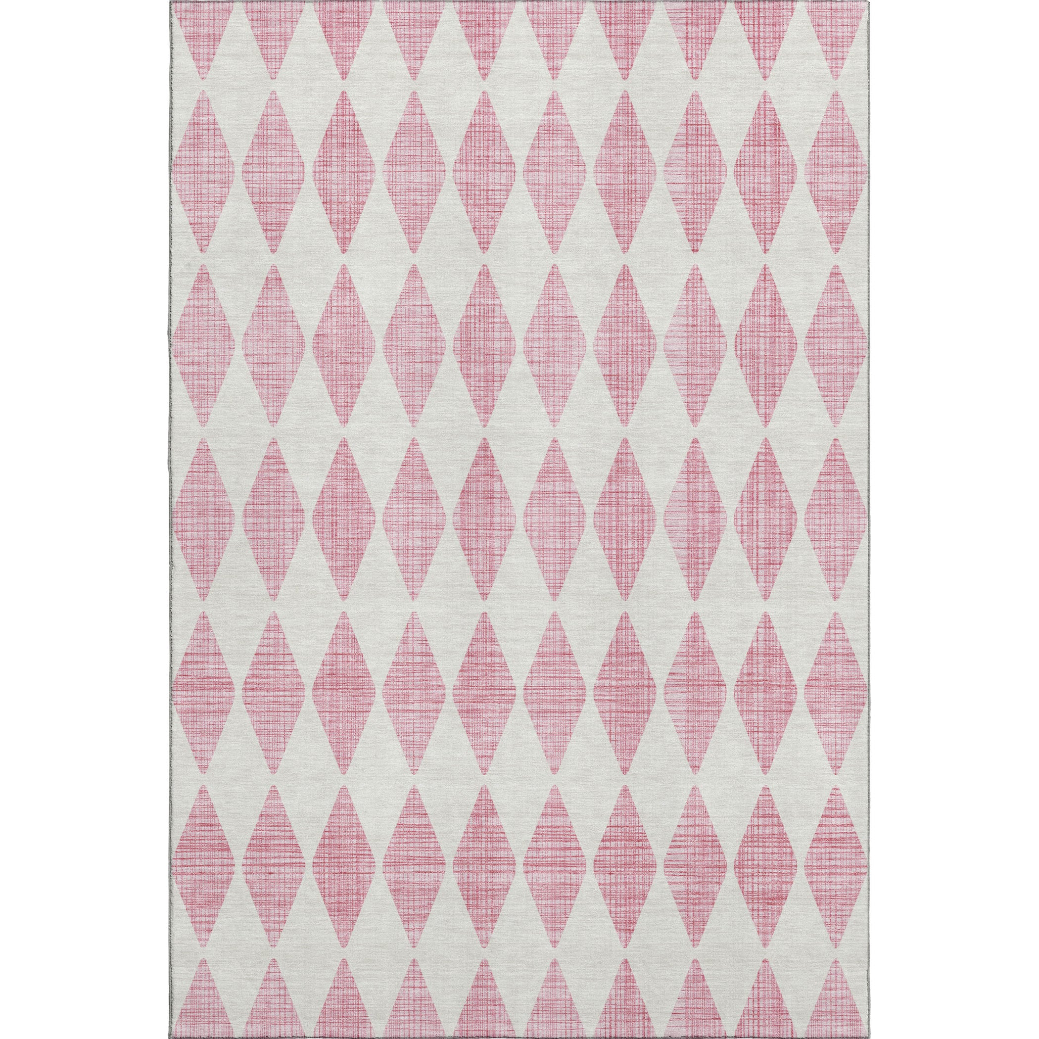 Vienna Machine Washable Transitional Pink Rug 2'6" x 3'10" #shape_Rectangle