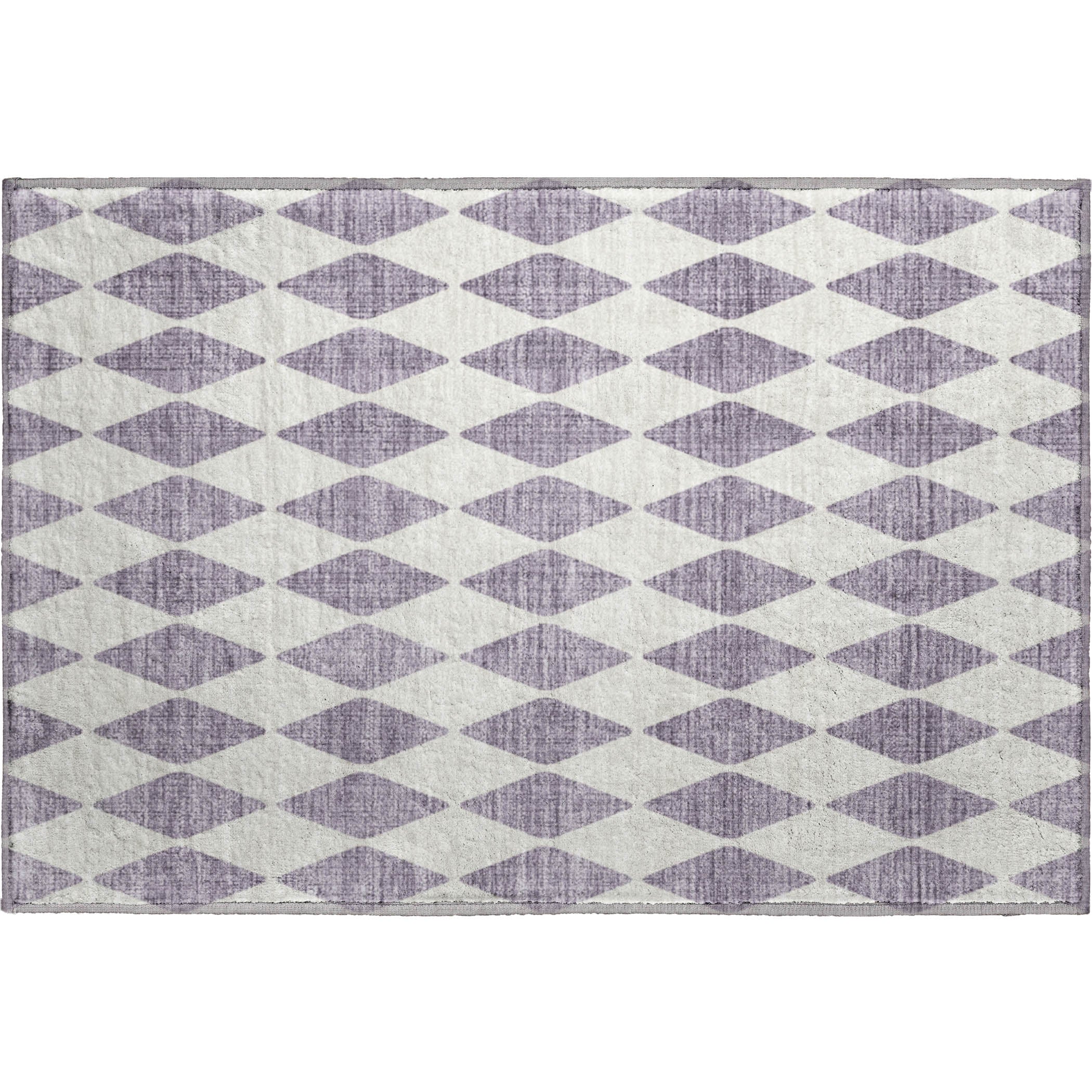 Vienna Machine Washable Transitional Purple Rug 1'8" x 2'6" #shape_Rectangle