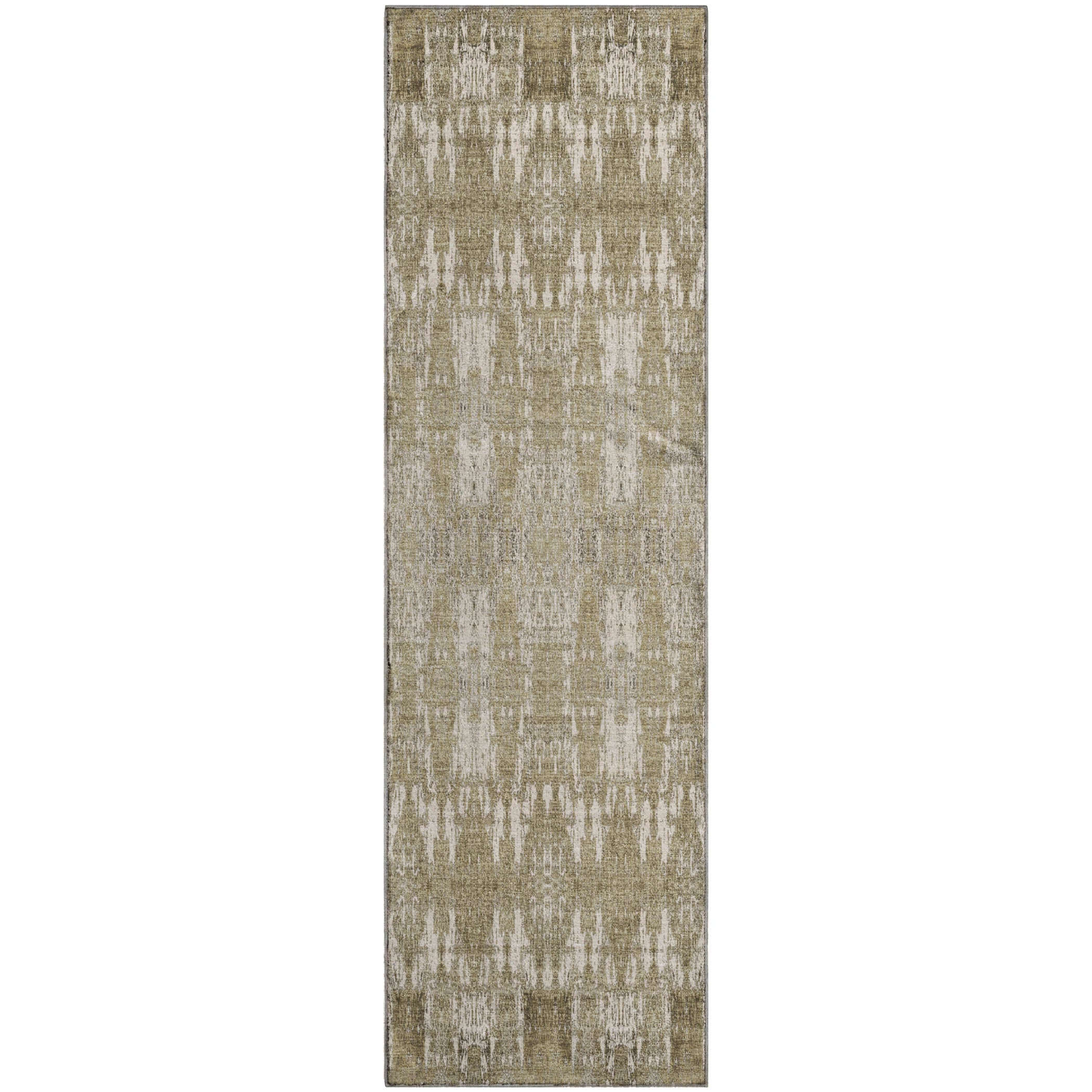 Lima Machine Washable Transitional Beige Brown Rug 2'3" x 7'6" #shape_Runner