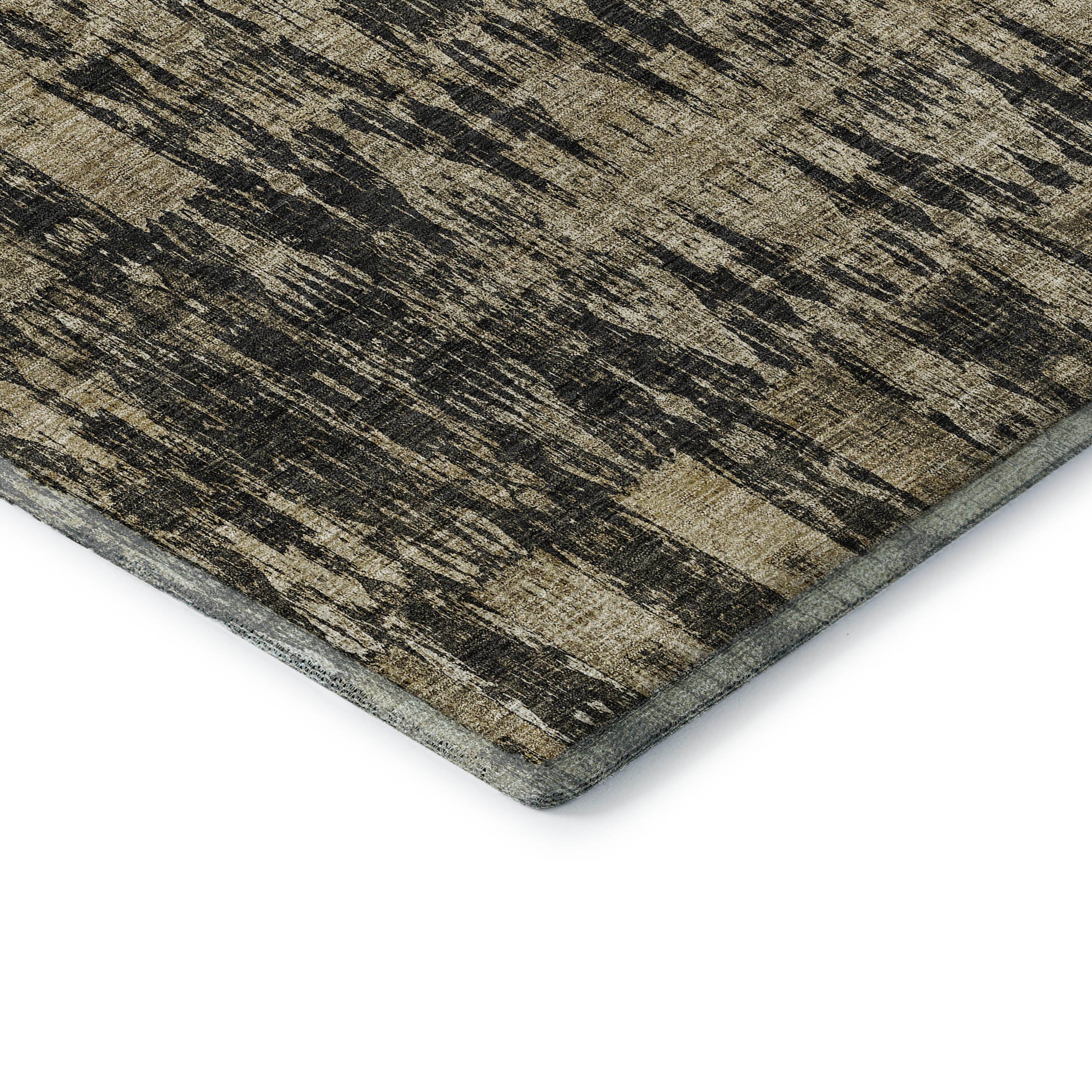 Lima Machine Washable Transitional Black Rug 1'8" x 2'6" #shape_Rectangle