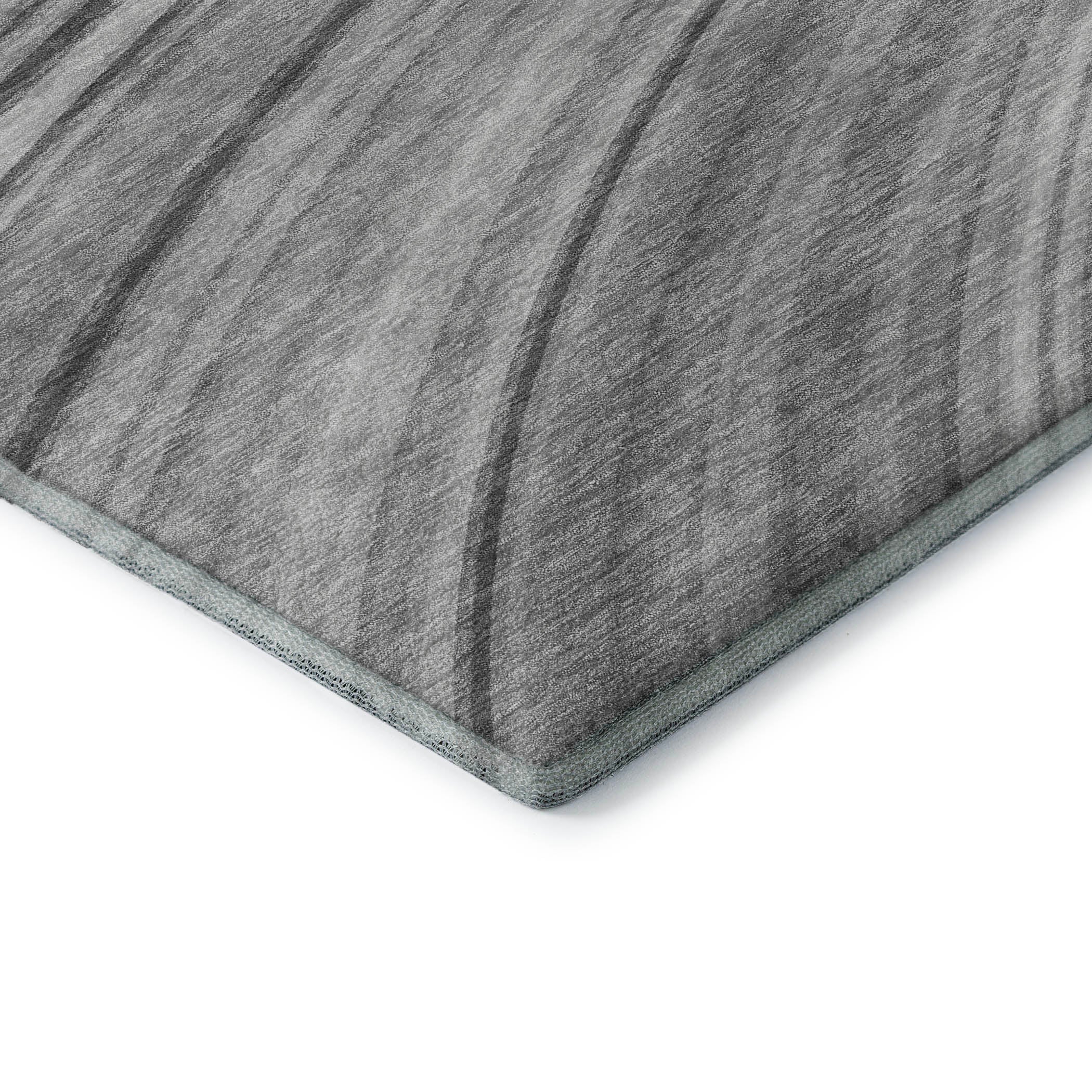 Lucerne Machine Washable Transitional Gray Rug 1'8" x 2'6" #shape_Rectangle