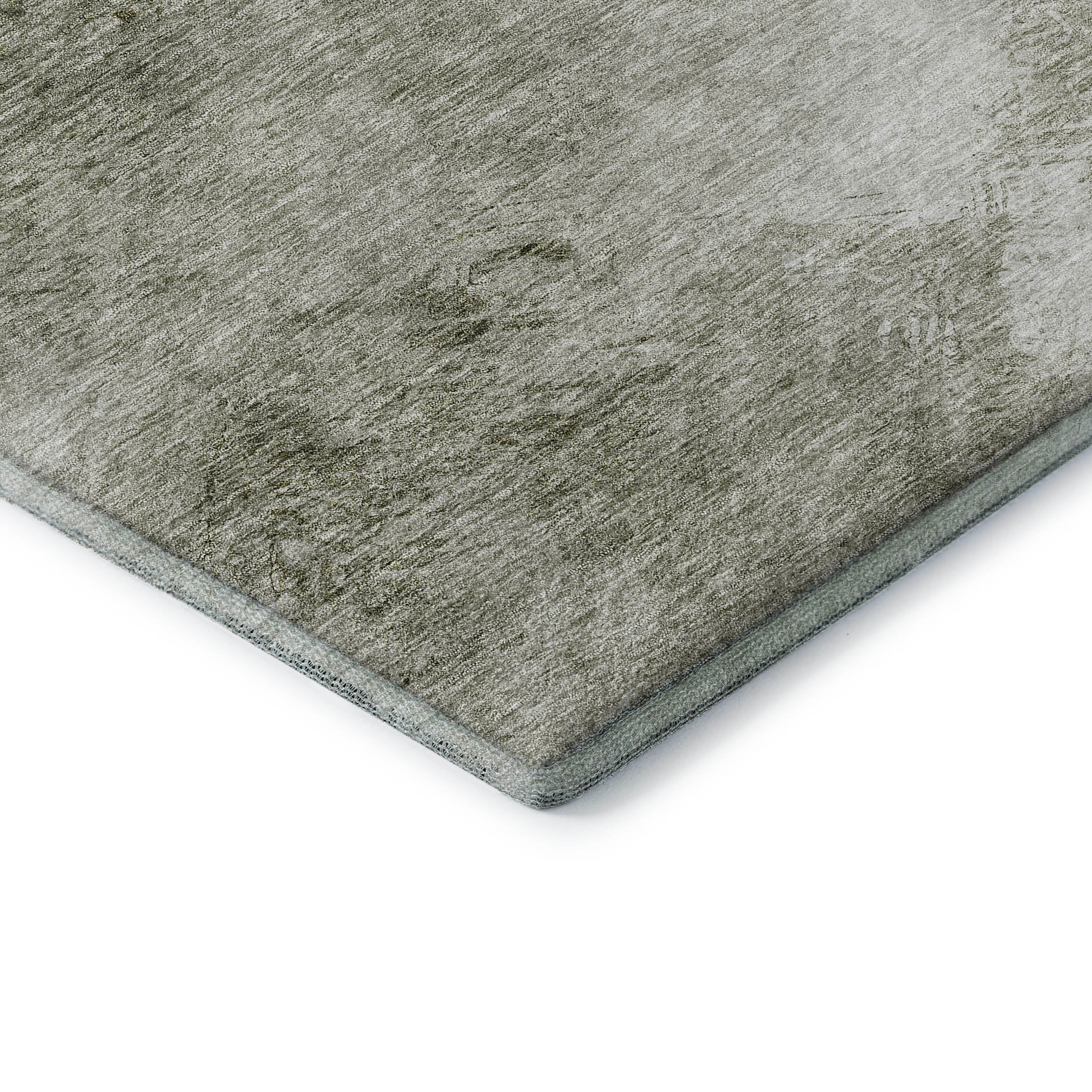 Kyoto Machine Washable Transitional Taupe Brown Rug 1'8" x 2'6" #shape_Rectangle