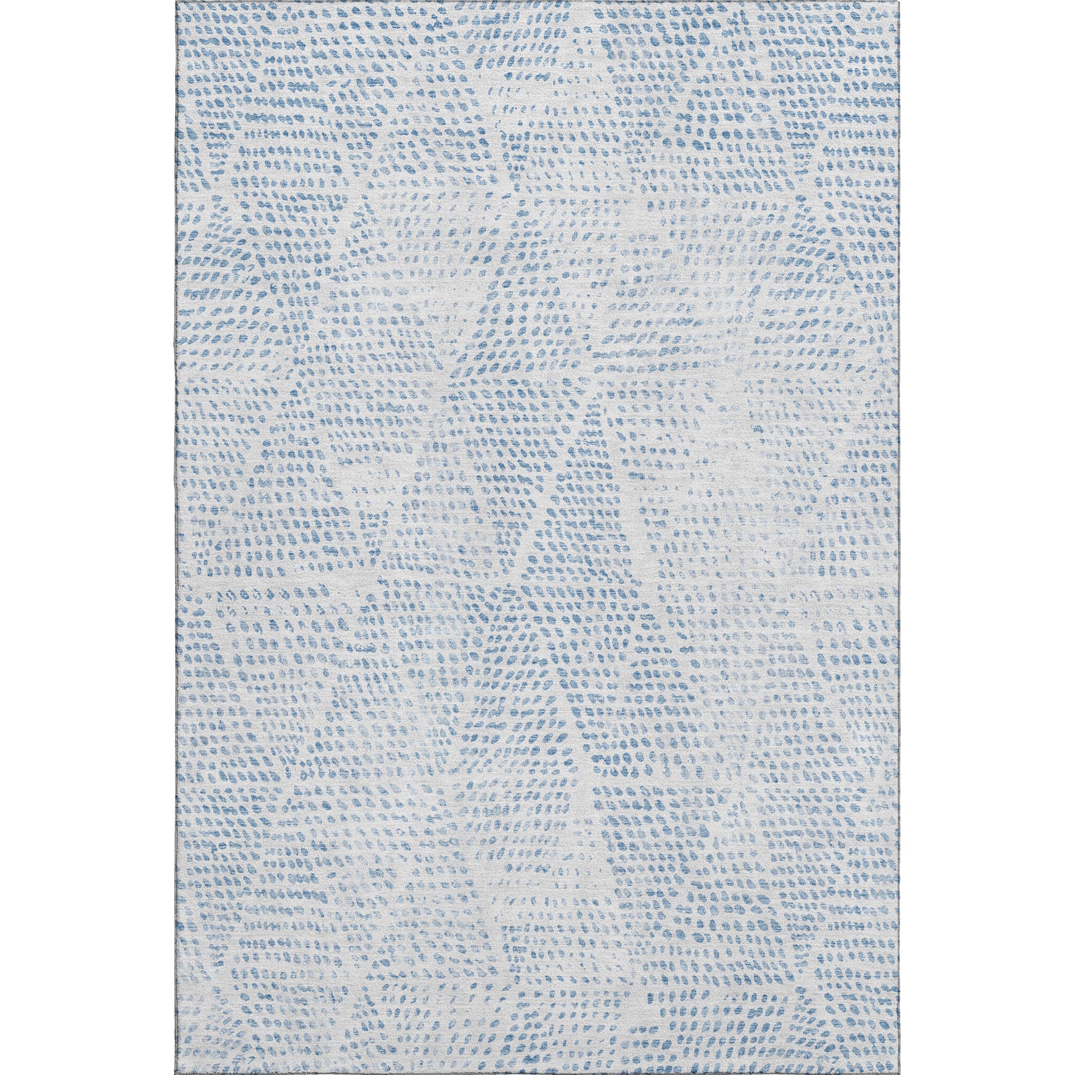 Bern Machine Washable Transitional Denim Blue Rug 2'6" x 3'10" #shape_Rectangle