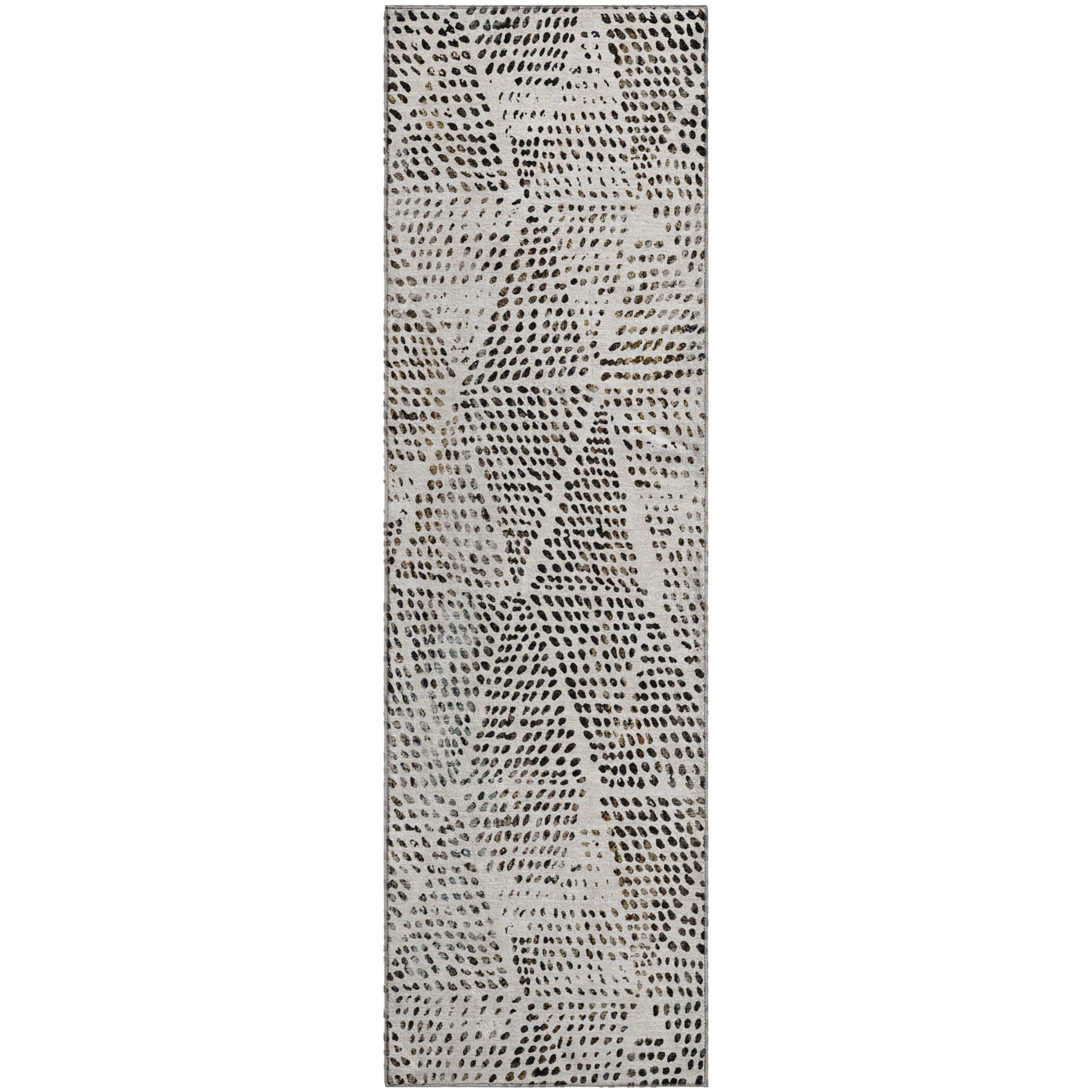 Bern Machine Washable Transitional Ivory Rug 2'3" x 7'6" #shape_Runner