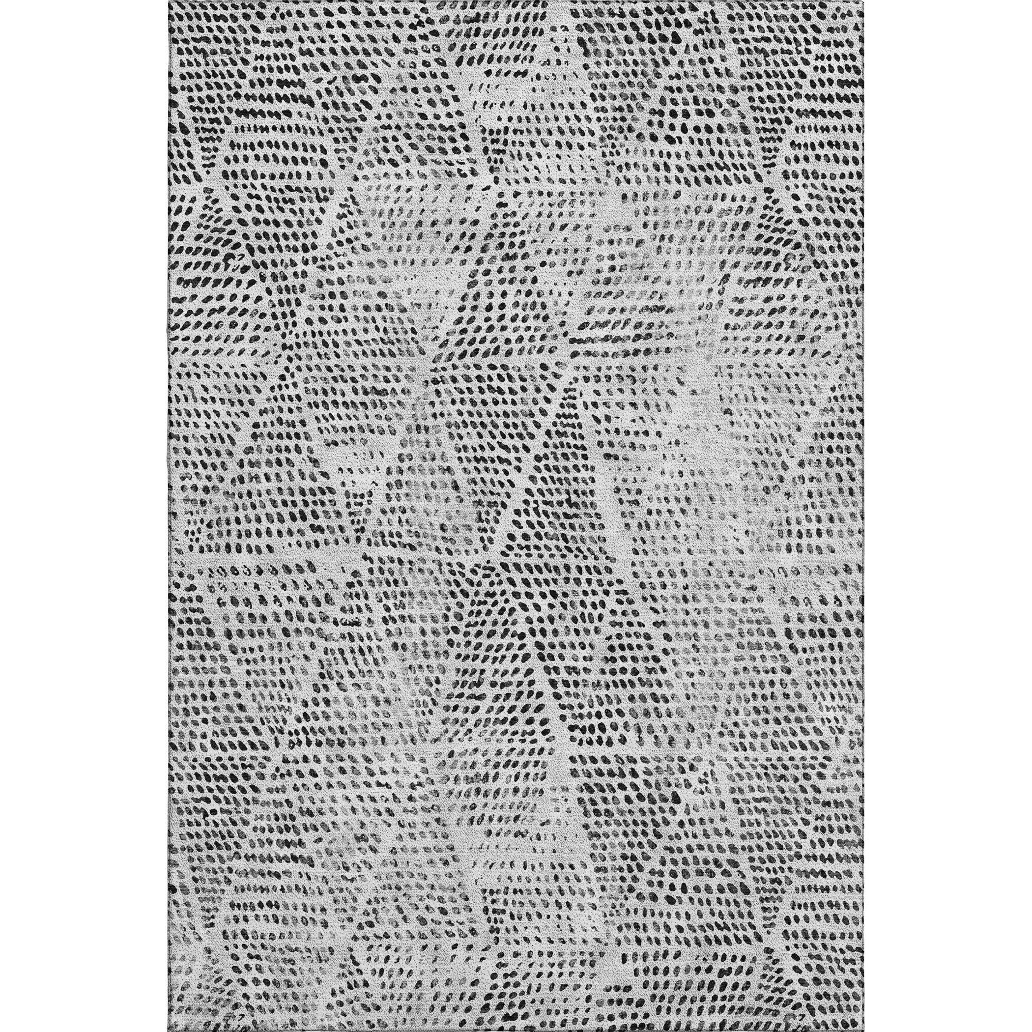 Bern Machine Washable Transitional Pewter Gray Rug 2'6" x 3'10" #shape_Rectangle