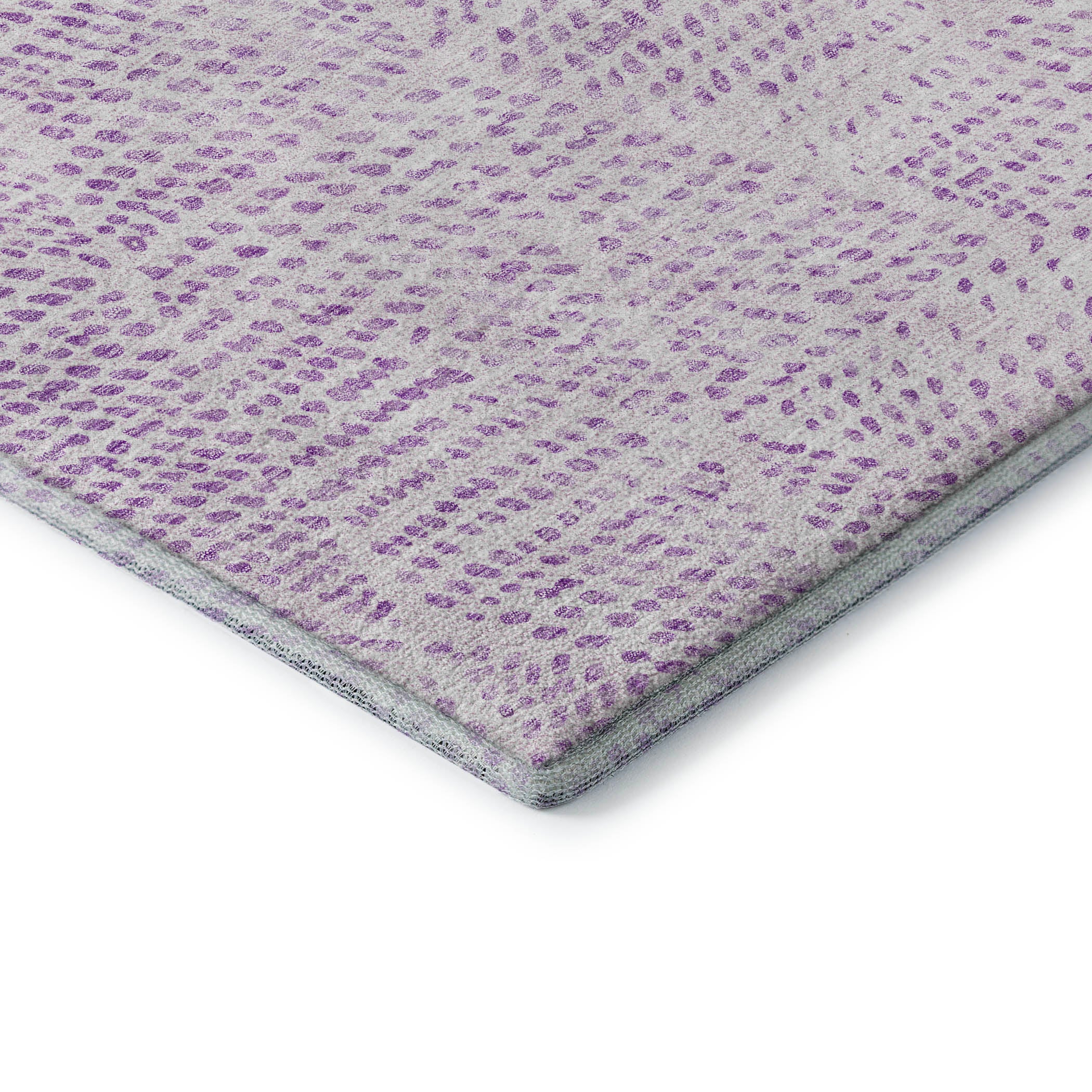 Bern Machine Washable Transitional Purple Rug 1'8" x 2'6" #shape_Rectangle