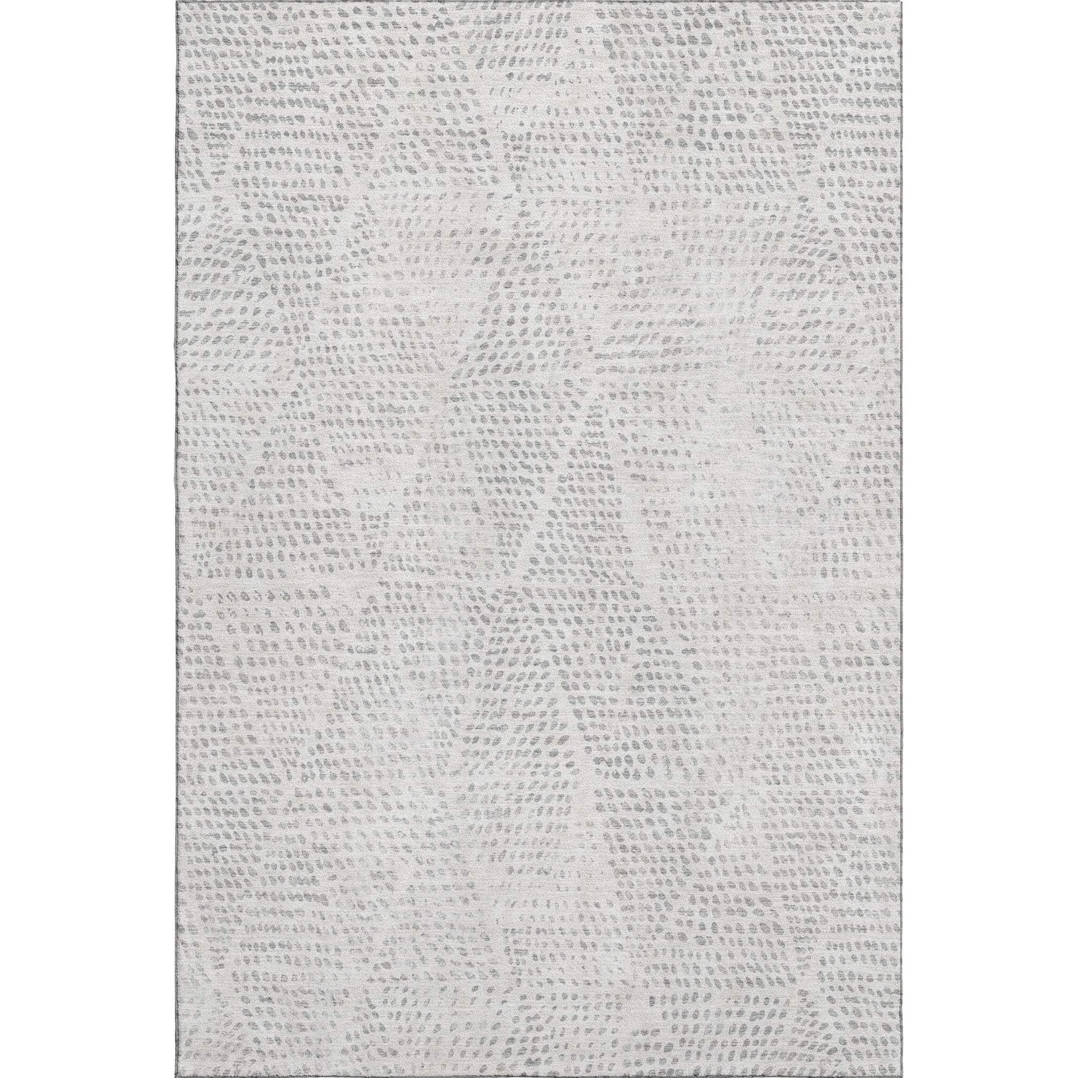 Bern Machine Washable Transitional Silver Gray Rug 2'6" x 3'10" #shape_Rectangle