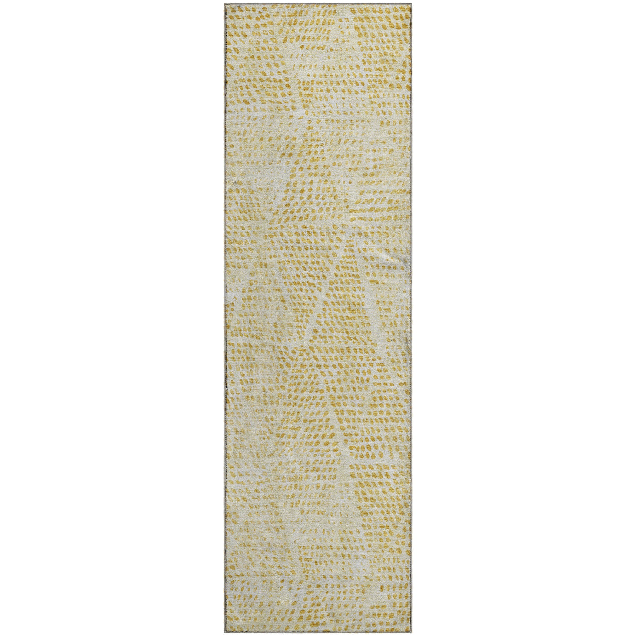 Bern Machine Washable Transitional Wheat Gold Rug 2'3" x 7'6" #shape_Runner