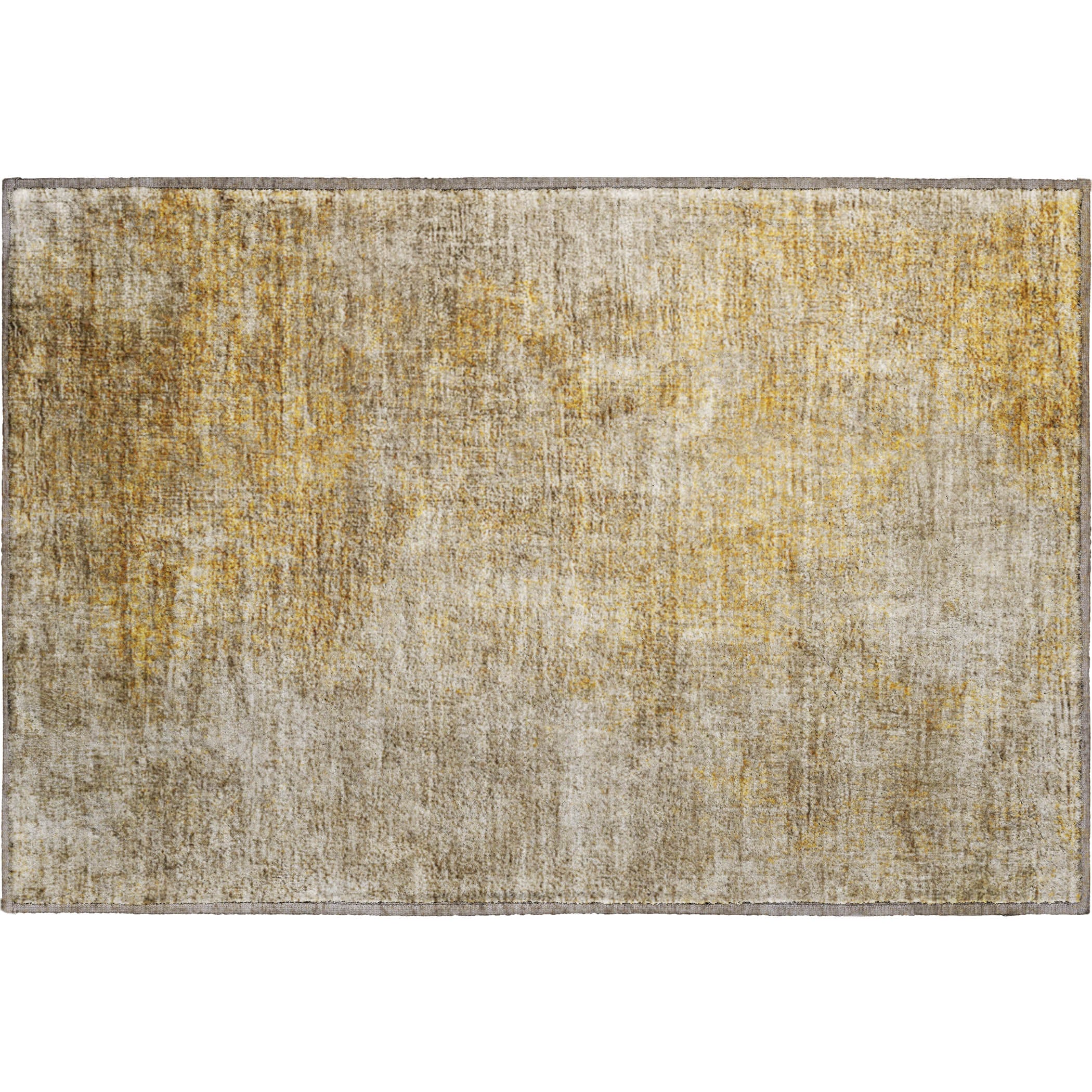 Budapest Machine Washable Transitional Beige Brown Rug 1'8" x 2'6" #shape_Rectangle