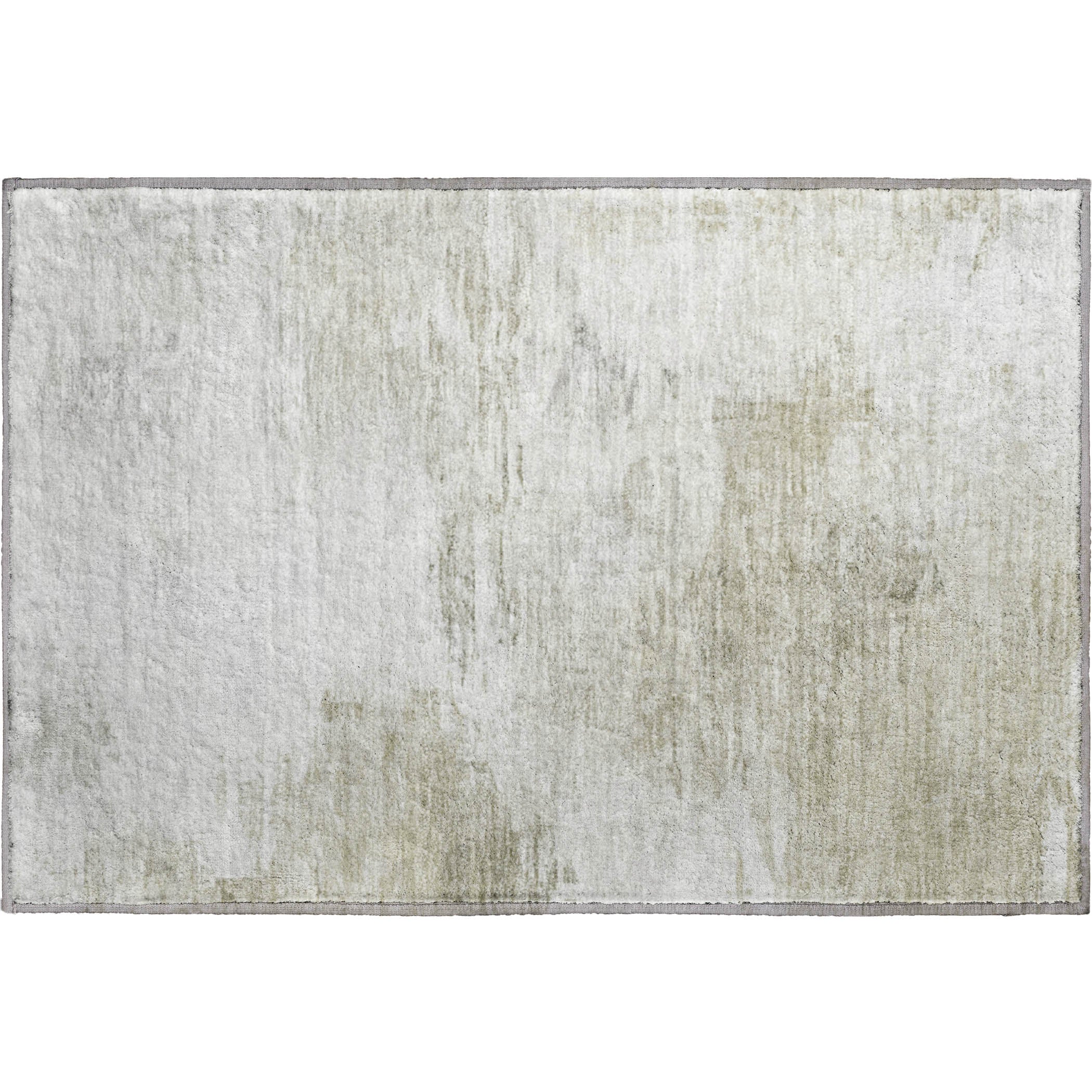Santorini Machine Washable Transitional Ivory Rug 1'8" x 2'6" #shape_Rectangle