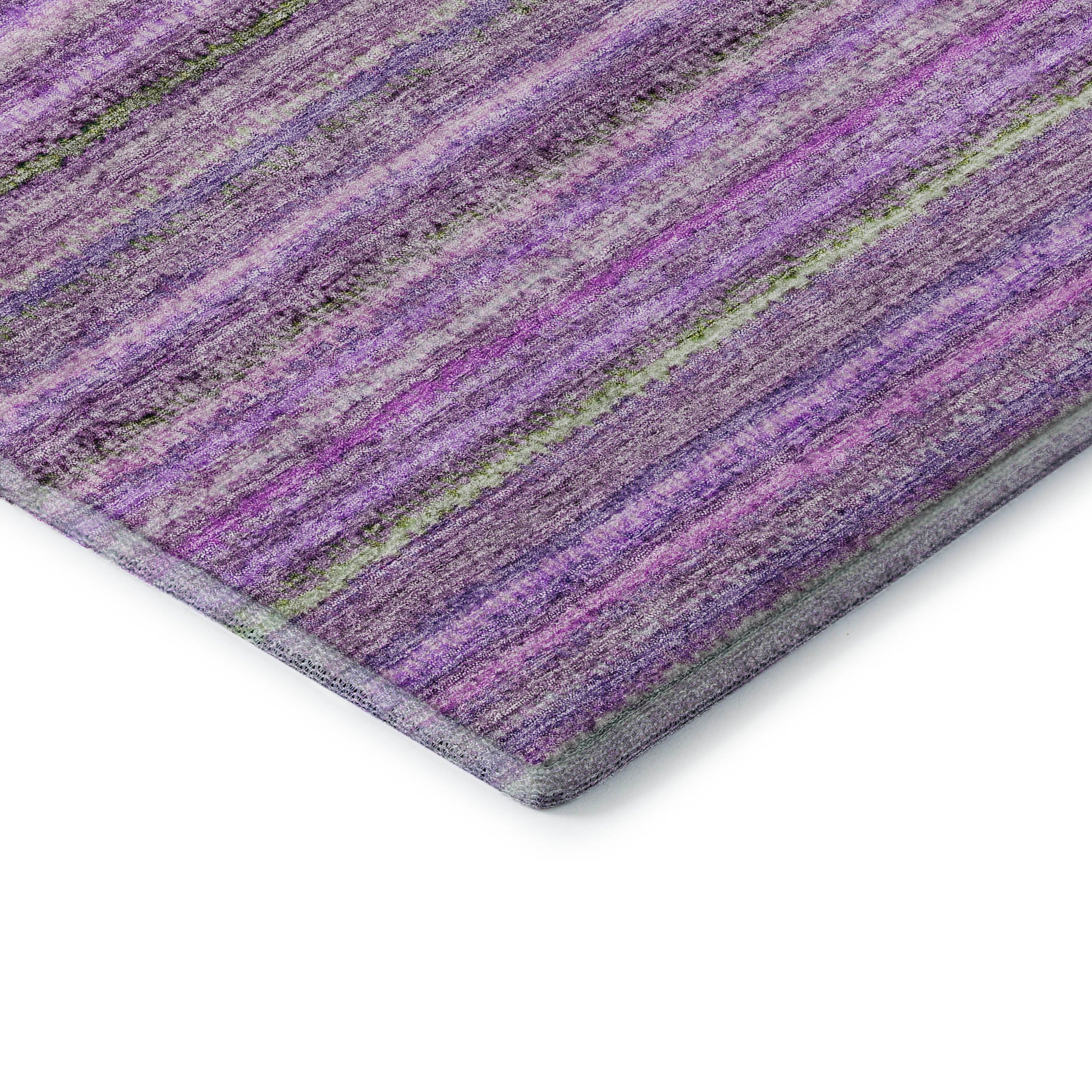 Zanzibar Machine Washable Transitional Purple Rug 1'8" x 2'6" #shape_Rectangle