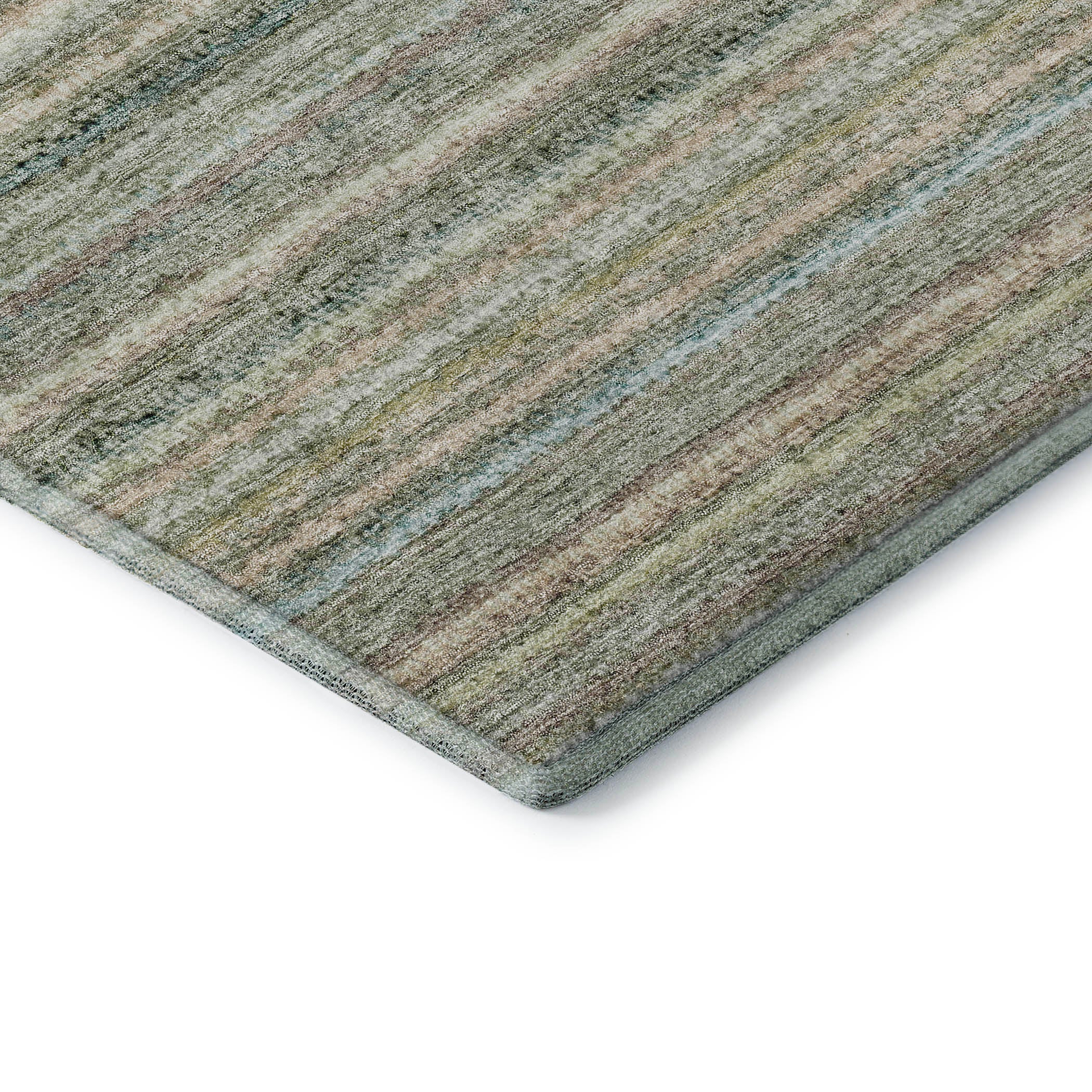 Zanzibar Machine Washable Transitional Sage Green Rug 1'8" x 2'6" #shape_Rectangle