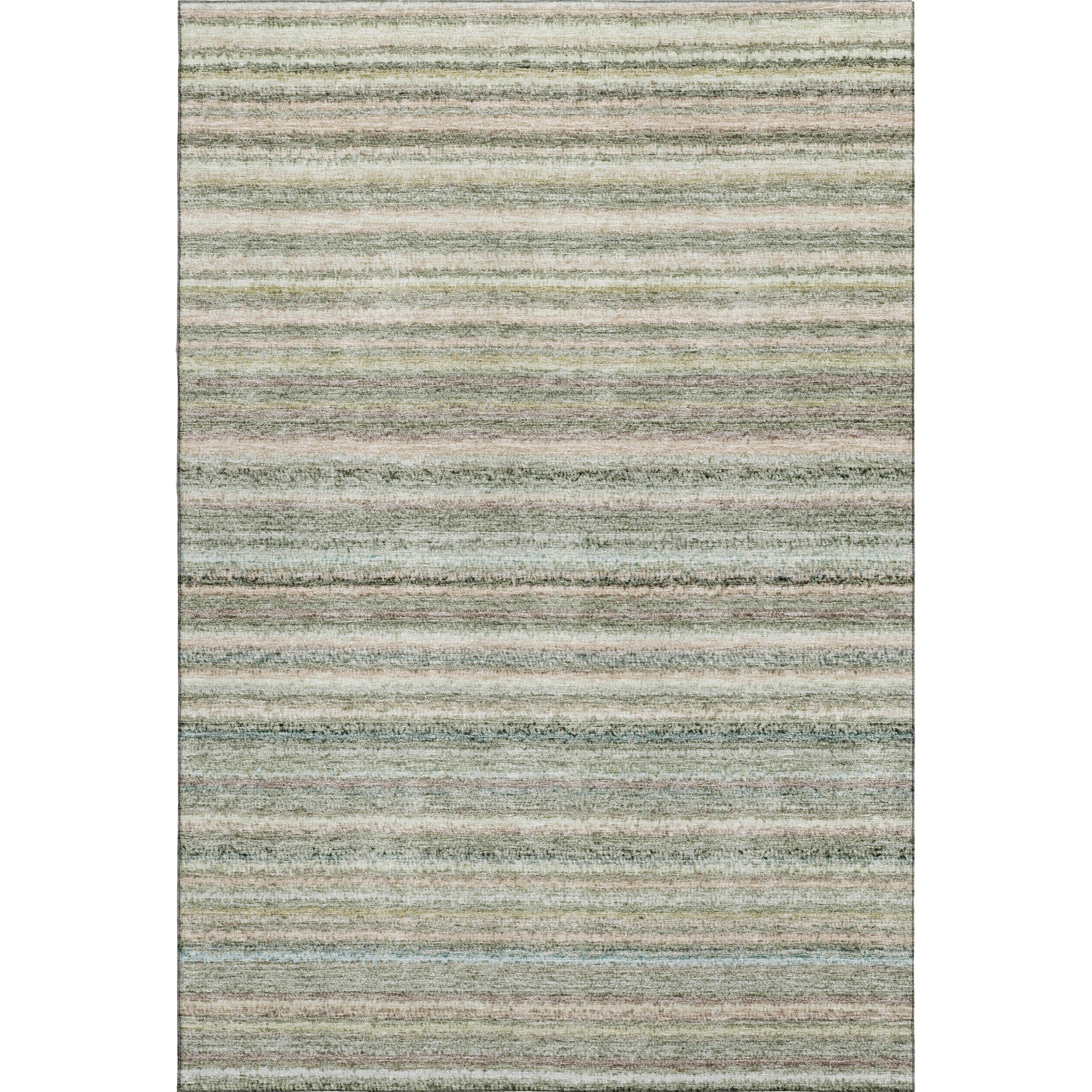 Zanzibar Machine Washable Transitional Sage Green Rug 2'6" x 3'10" #shape_Rectangle