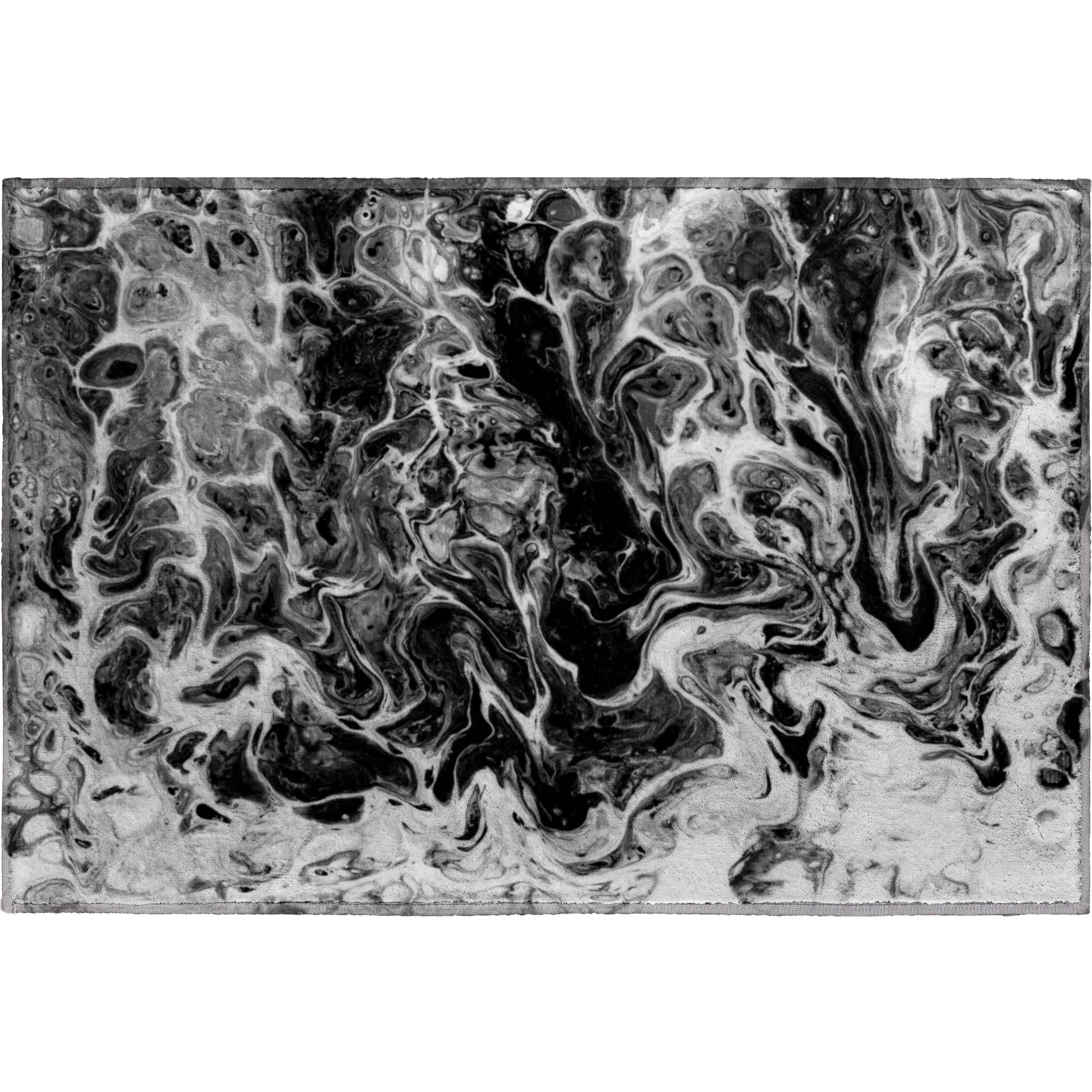 Lima Machine Washable Contemporary Taboo Black Rug 1'8" x 2'6" #shape_Rectangle
