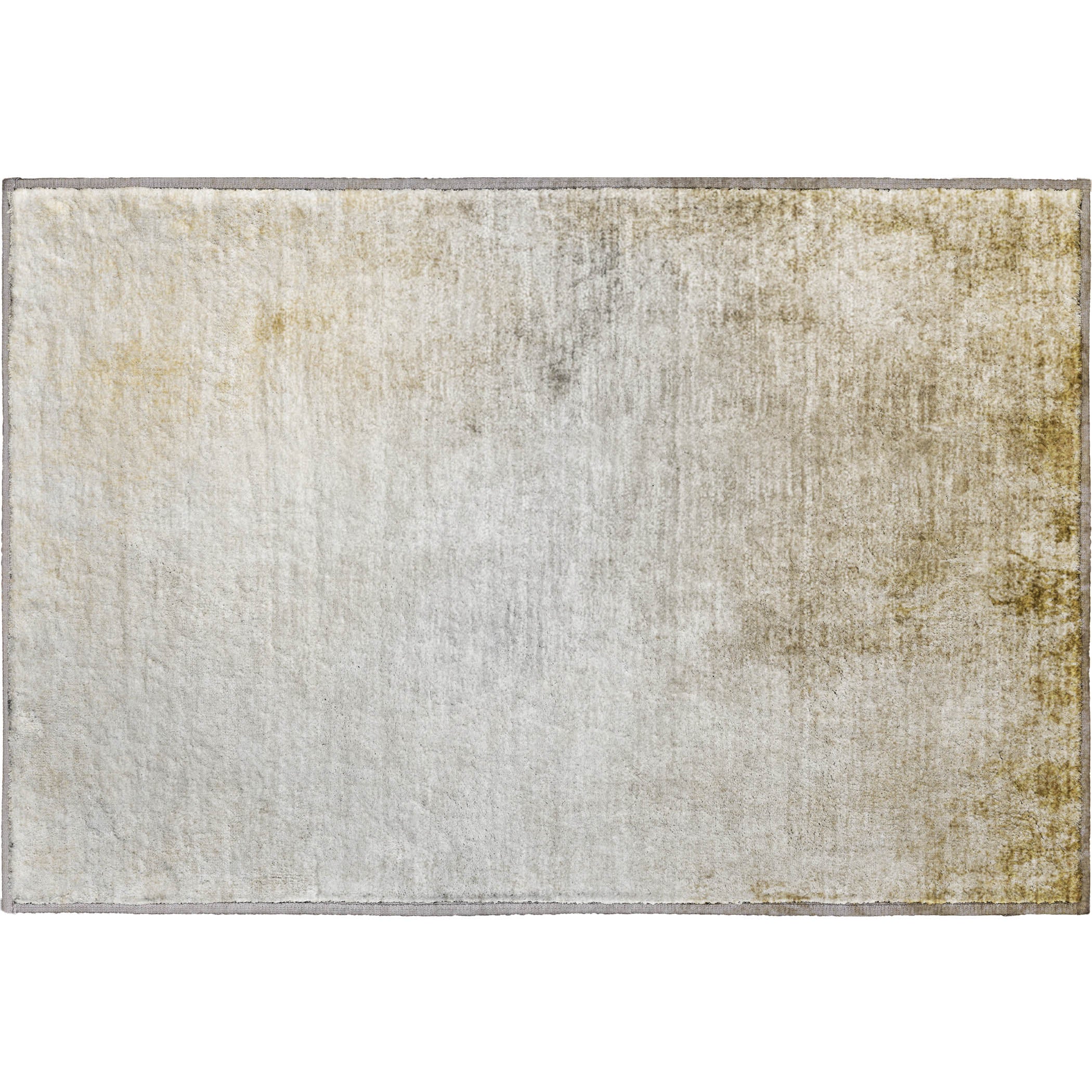 Queenstown Machine Washable Transitional Taupe Brown Rug 1'8" x 2'6" #shape_Rectangle