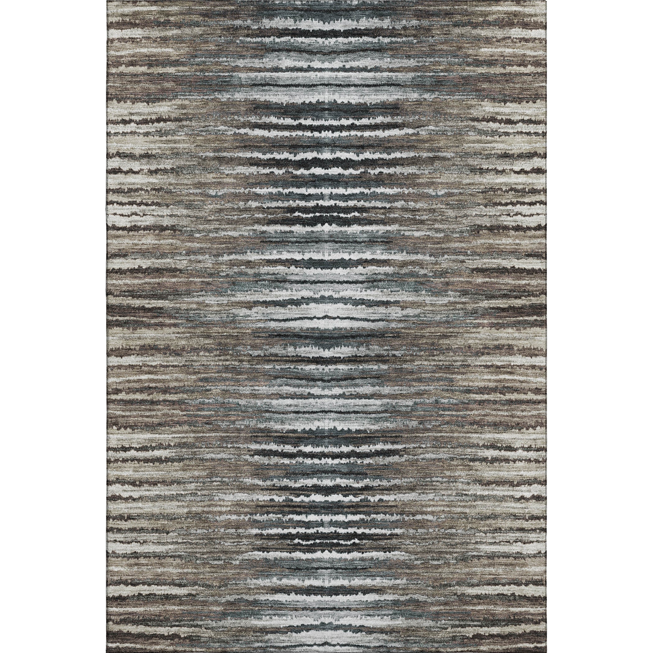 Antigua Machine Washable Traditional Brown Rug 2'6" x 3'10" #shape_Rectangle