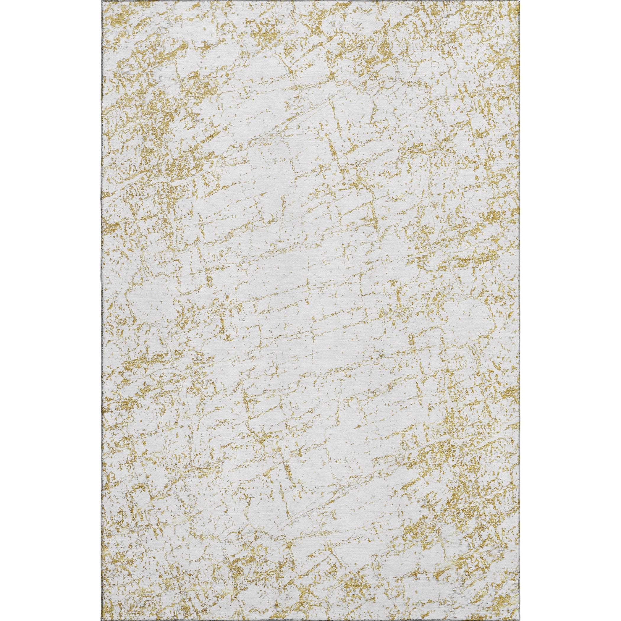 Porto Machine Washable Transitional Gold Rug 2'6" x 3'10" #shape_Rectangle