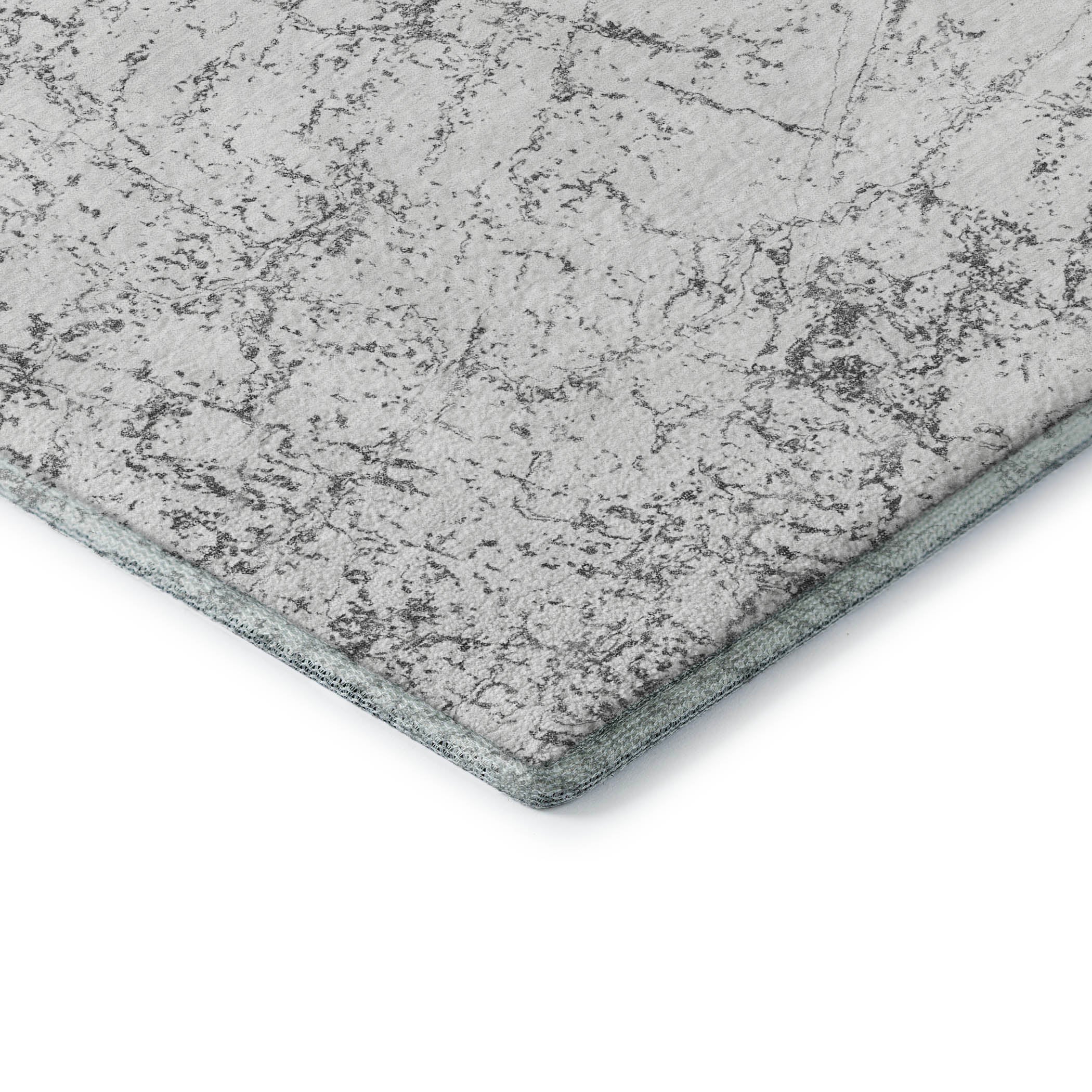 Porto Machine Washable Transitional Gray Rug 1'8" x 2'6" #shape_Rectangle