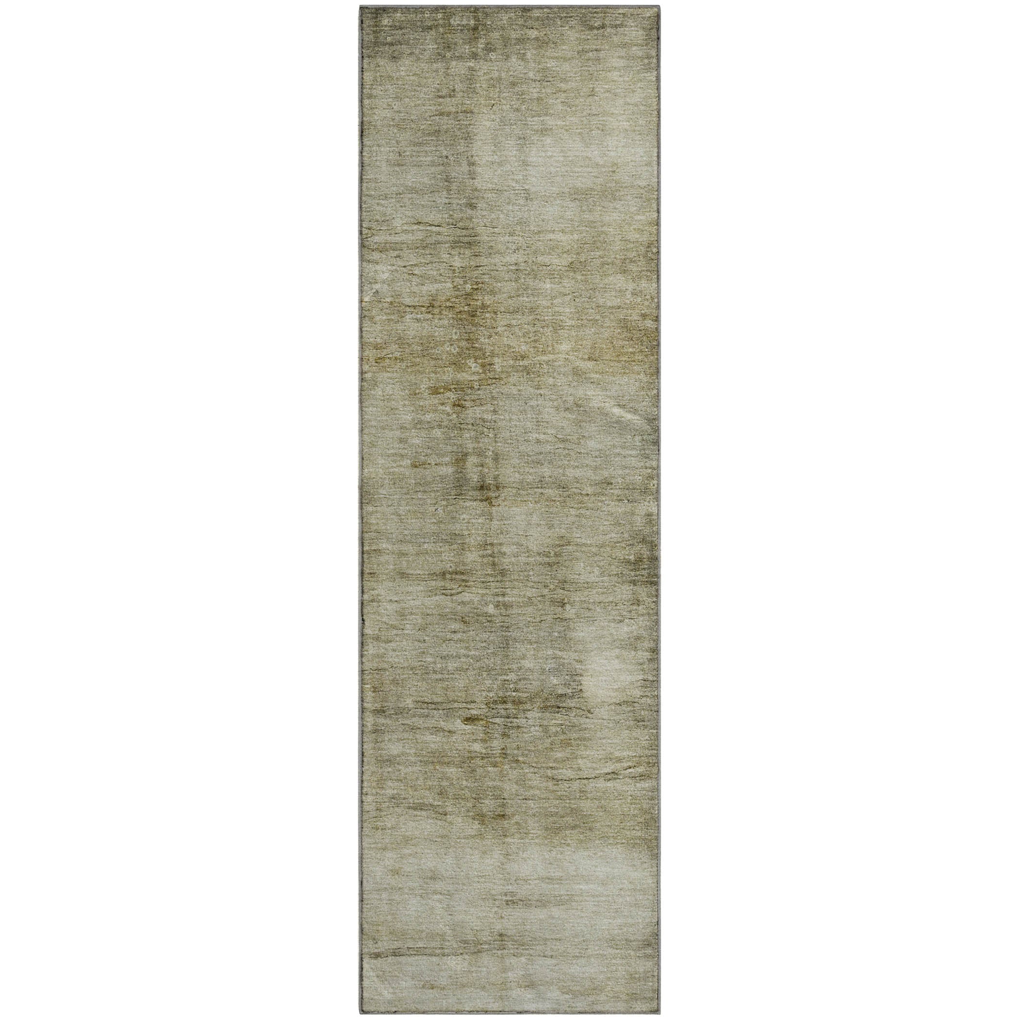 Hoi An Machine Washable Transitional Taupe Brown Rug 2'3" x 7'6" #shape_Runner