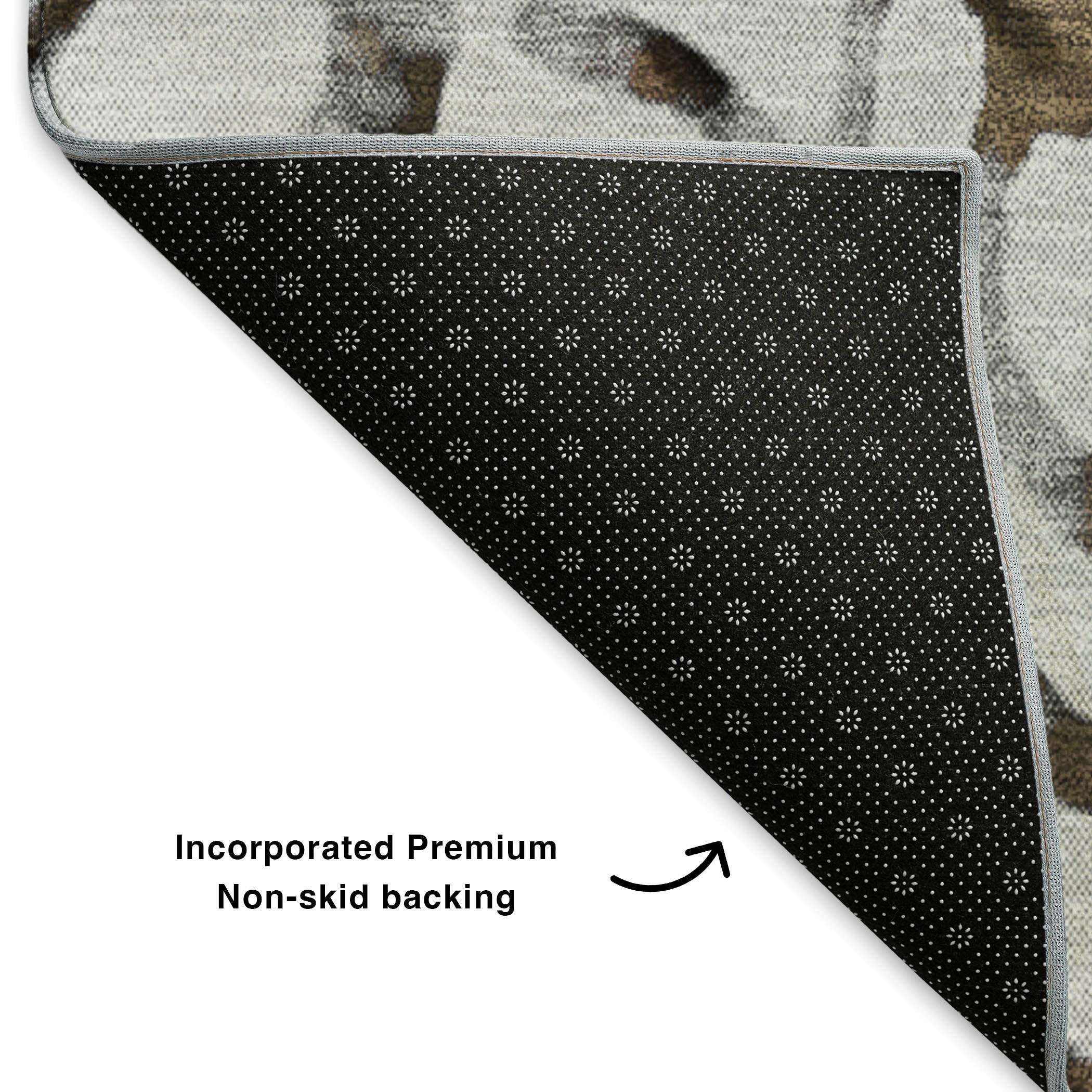 Cusco Machine Washable Transitional Silver Gray Rug 1'8" x 2'6" #shape_Rectangle