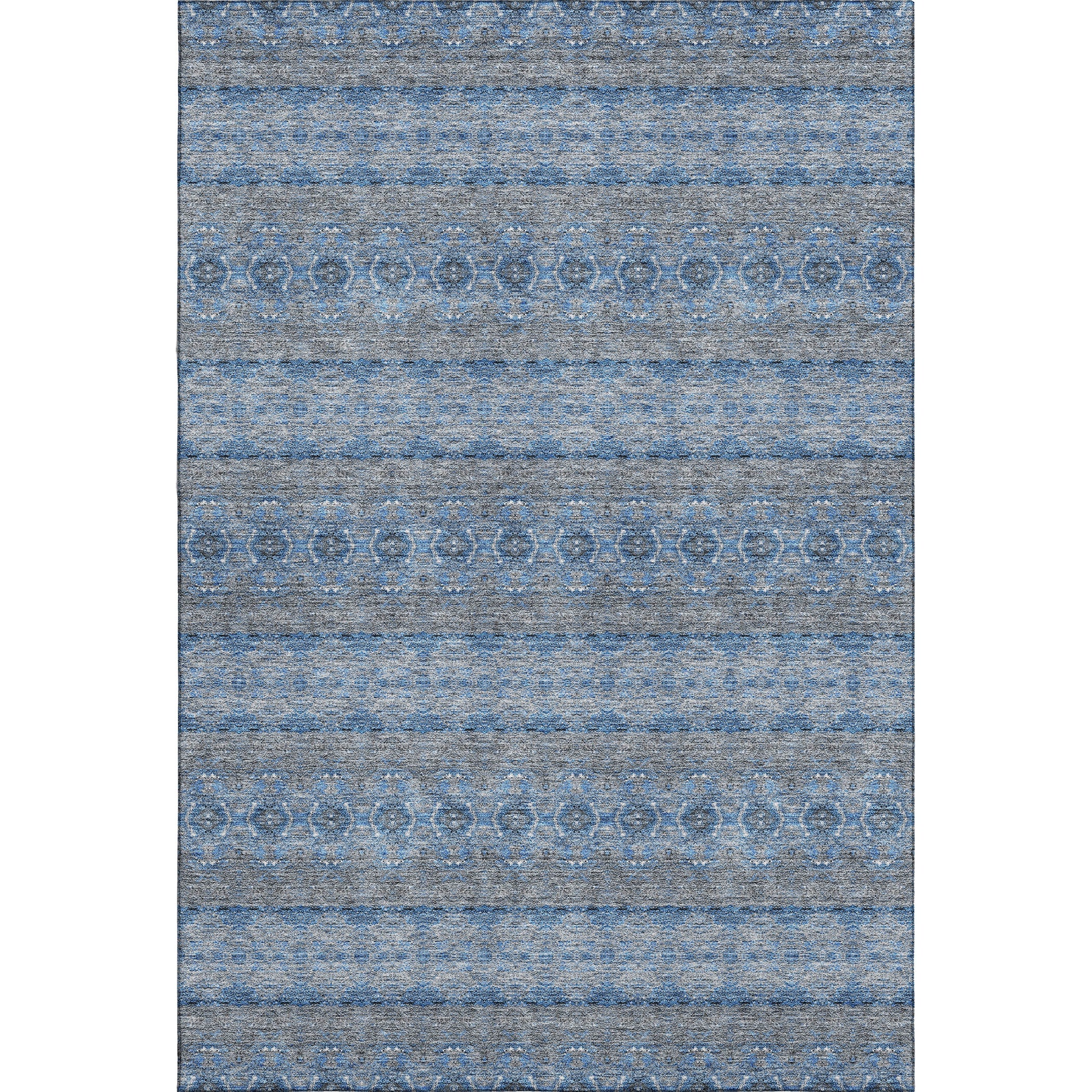 Marrakech Machine Washable Transitional Navy Blue Rug 2'6" x 3'10" #shape_Rectangle