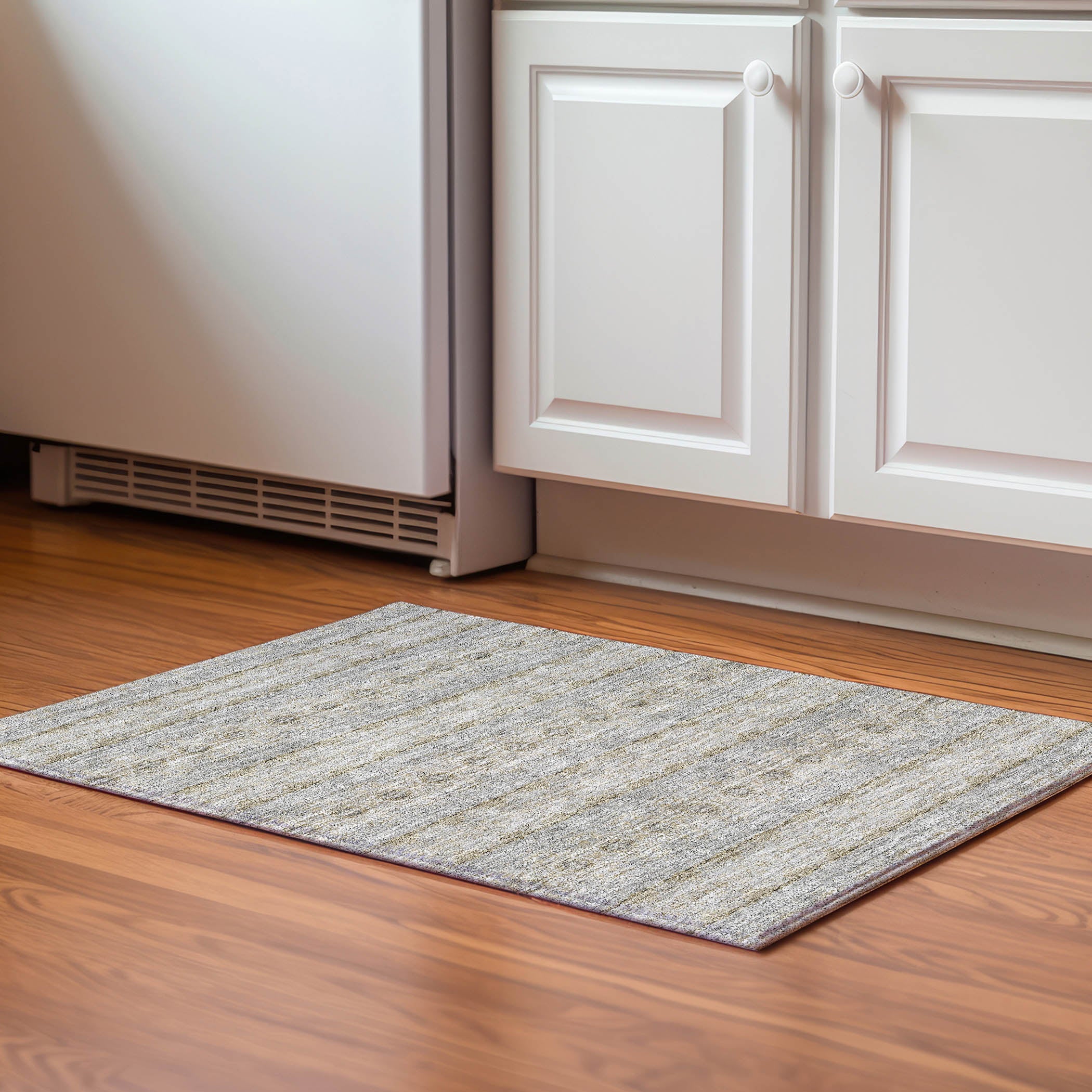 Marrakech Machine Washable Transitional Silver Gray Rug 1'8" x 2'6" #shape_Rectangle