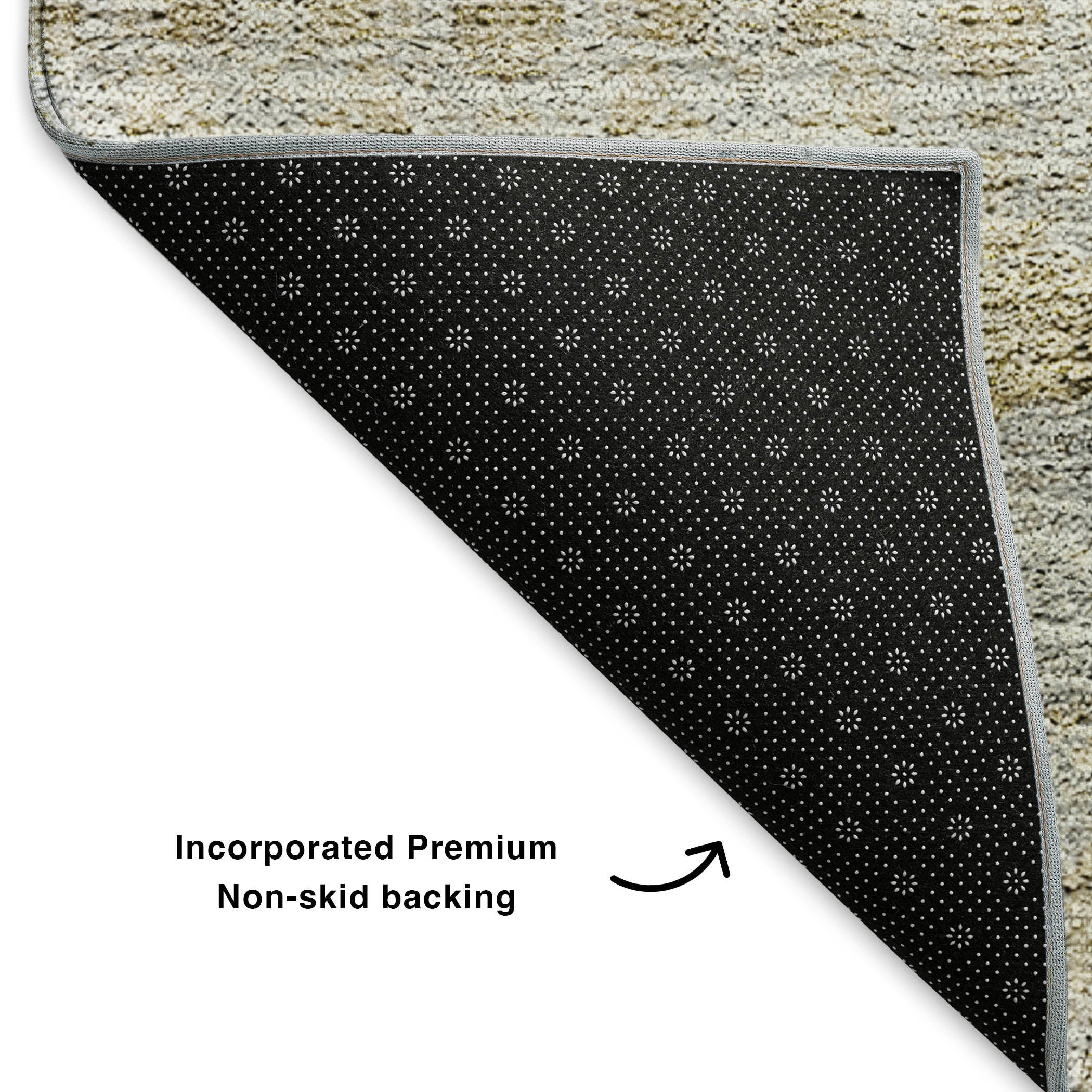 Marrakech Machine Washable Transitional Silver Gray Rug 1'8" x 2'6" #shape_Rectangle