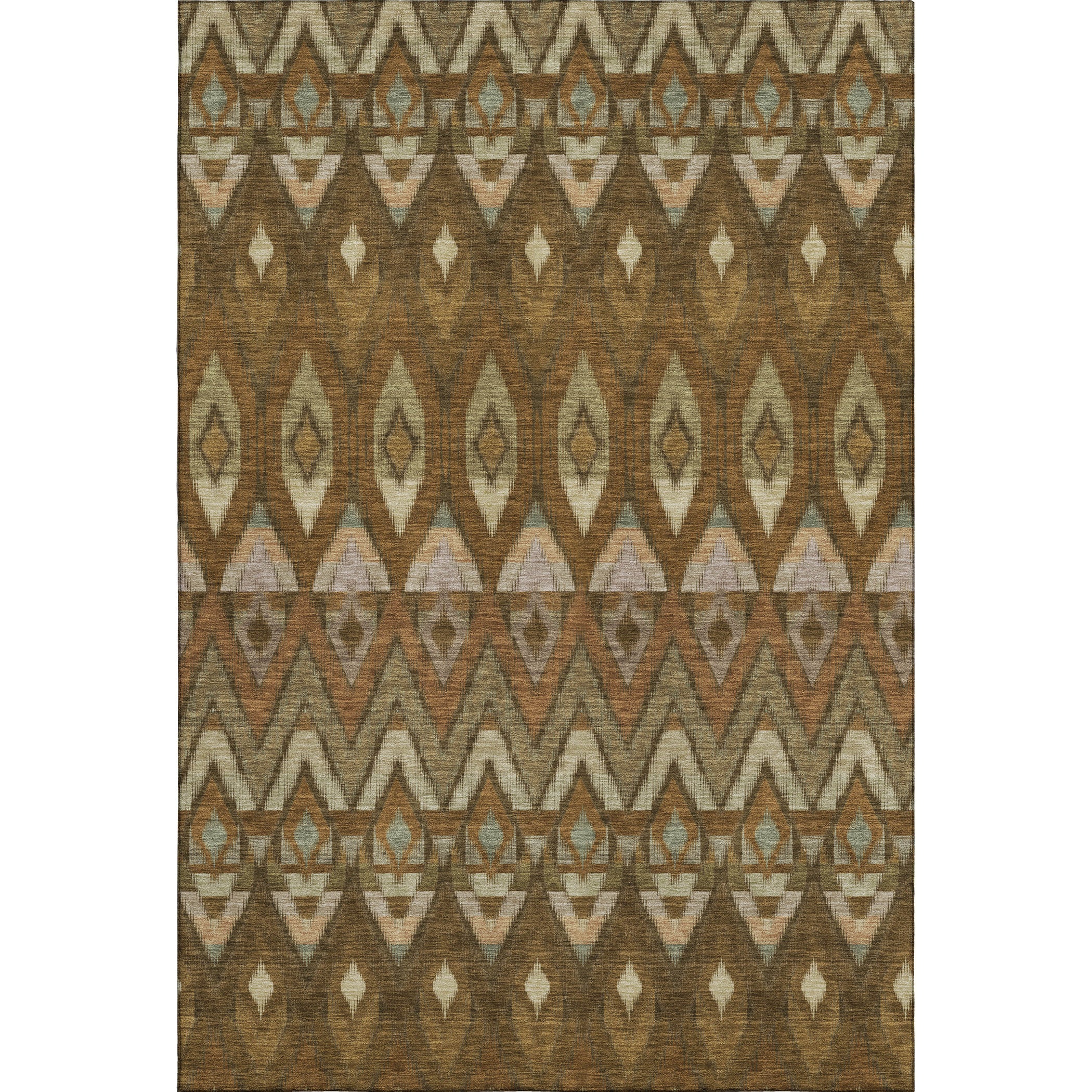 Bogota Machine Washable Transitional Brown Rug 2'6" x 3'10" #shape_Rectangle