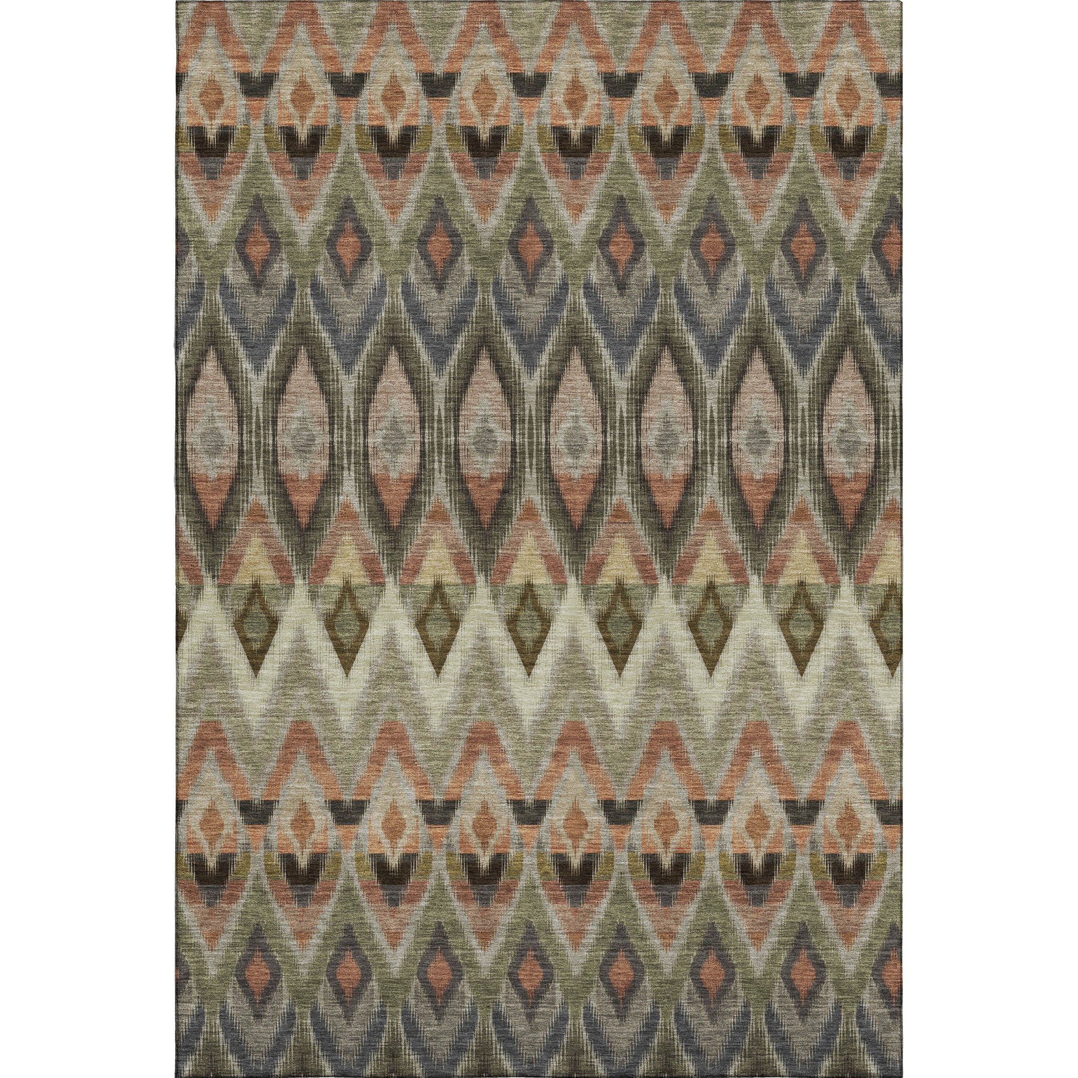 Bogota Machine Washable Transitional Taupe Brown Rug 2'6" x 3'10" #shape_Rectangle