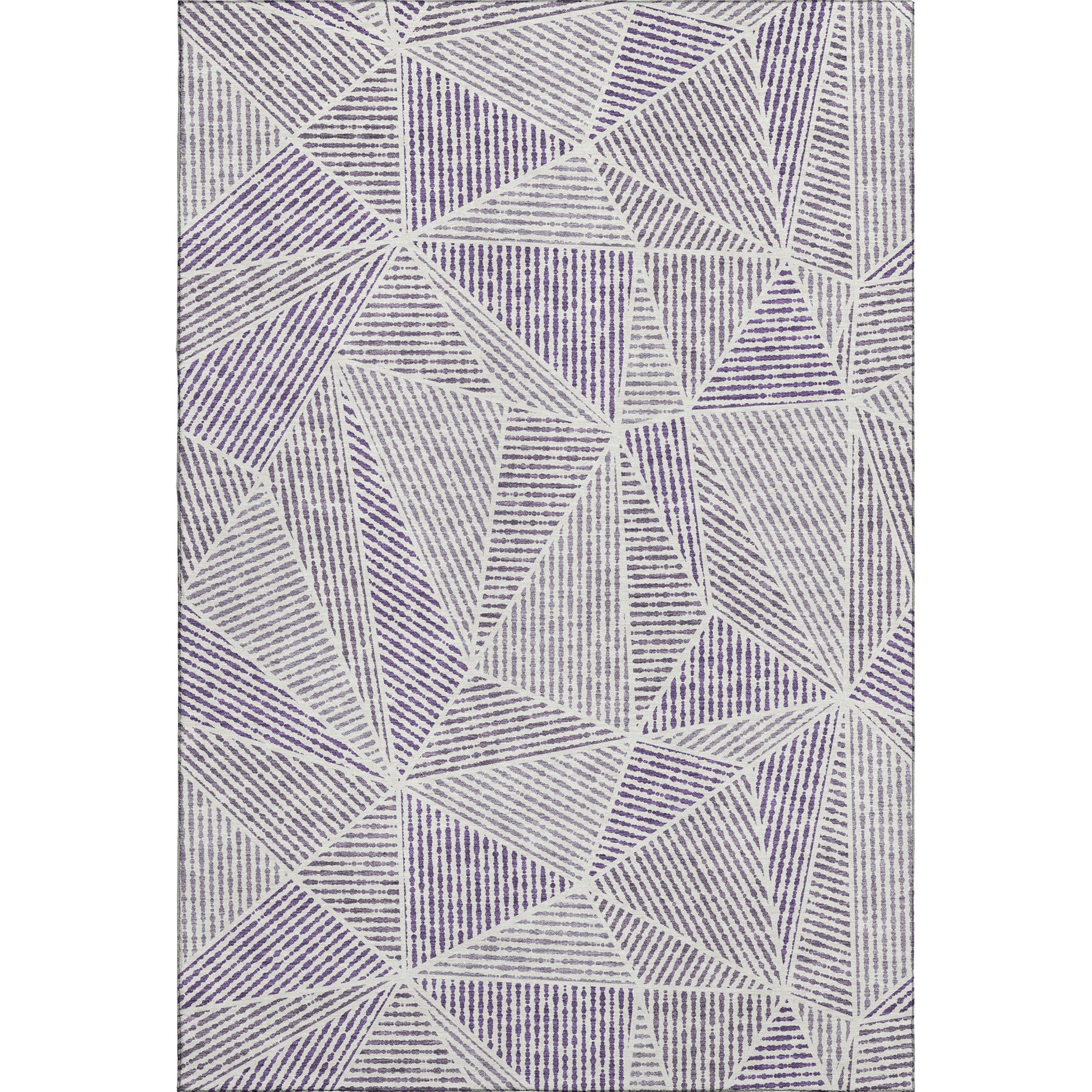 Valletta Machine Washable Transitional Purple Rug 2'6" x 3'10" #shape_Rectangle