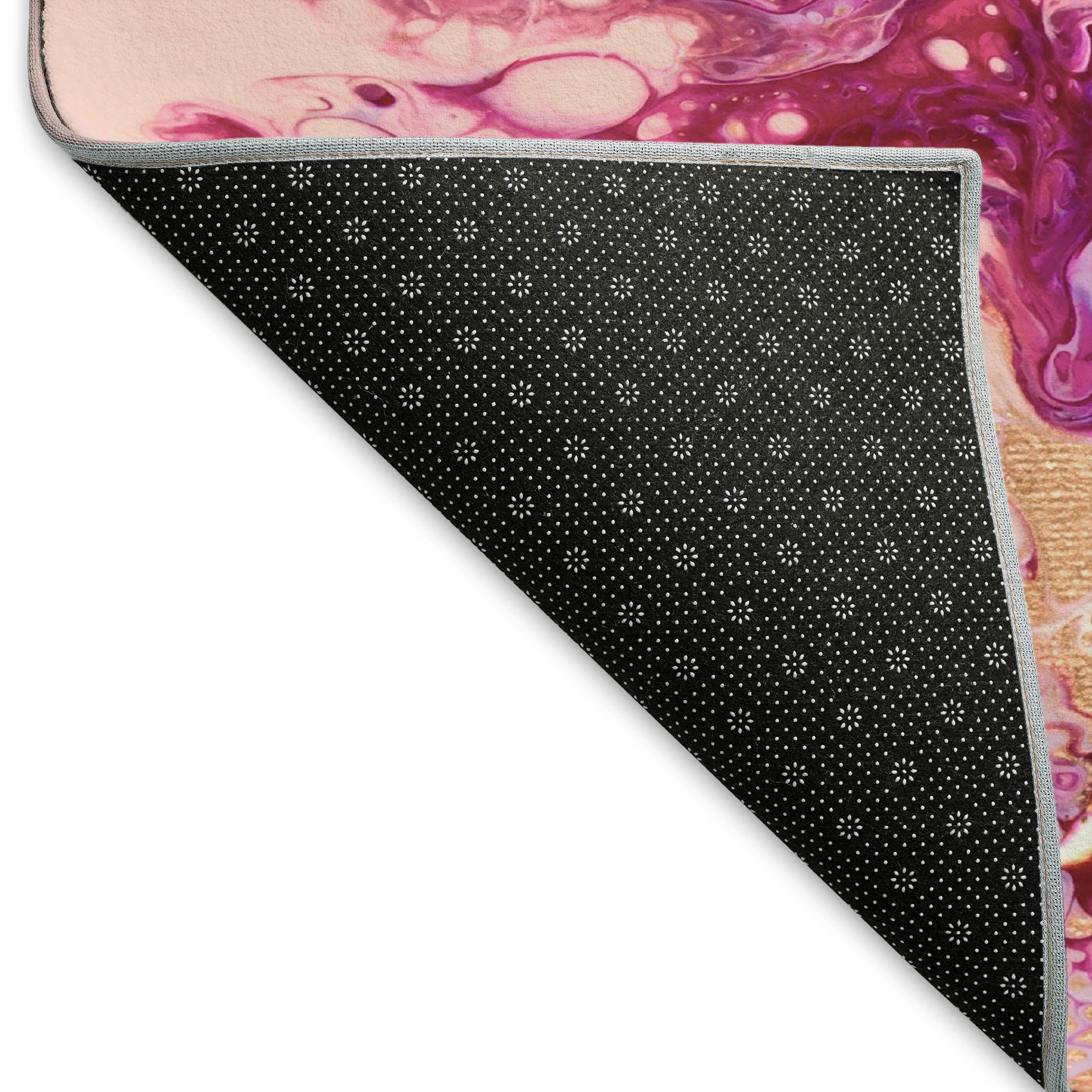 Valletta Machine Washable Contemporary Berry Pink Rug 1'8" x 2'6" #shape_Rectangle