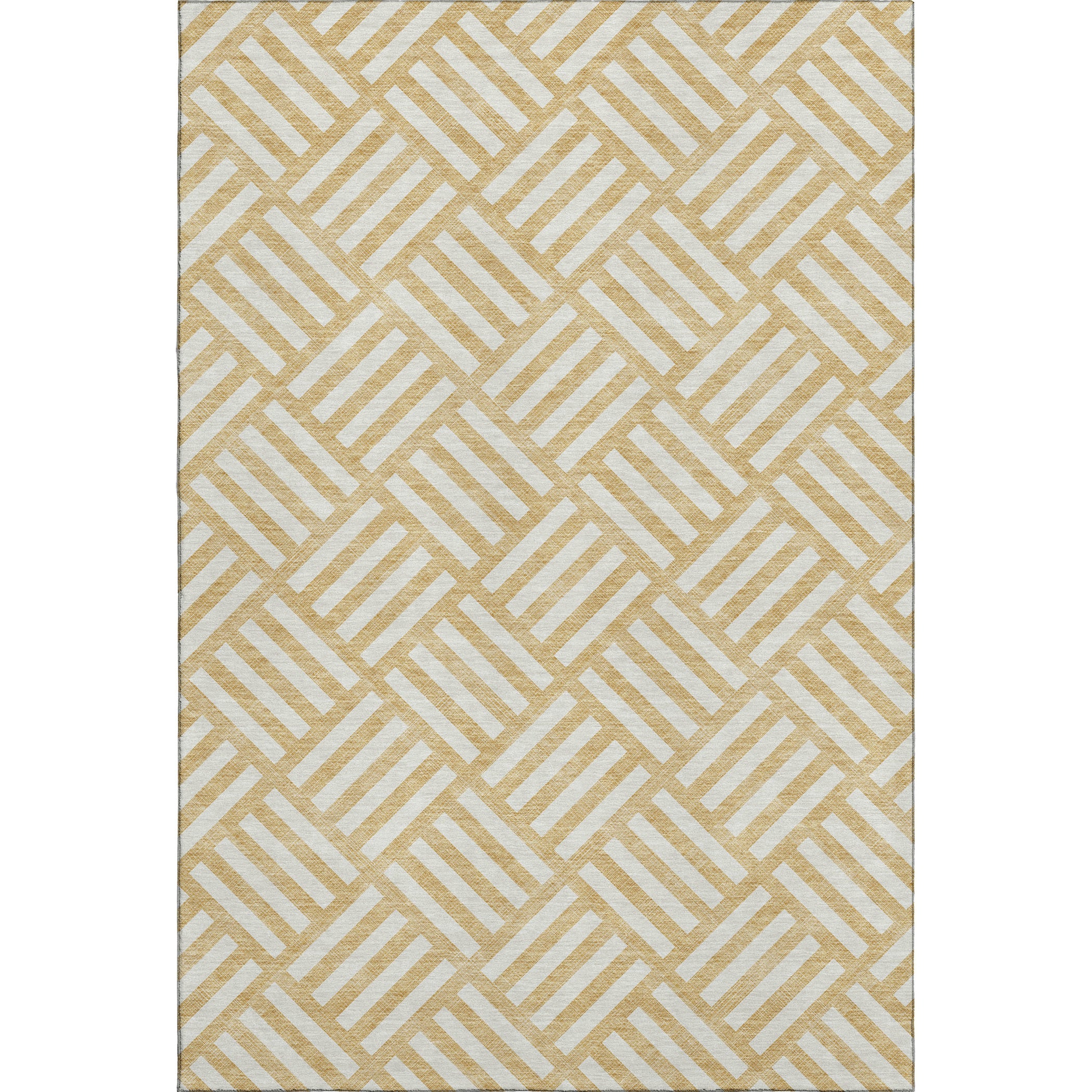 Kathmandu Machine Washable Transitional Gold Rug 2'6" x 3'10" #shape_Rectangle
